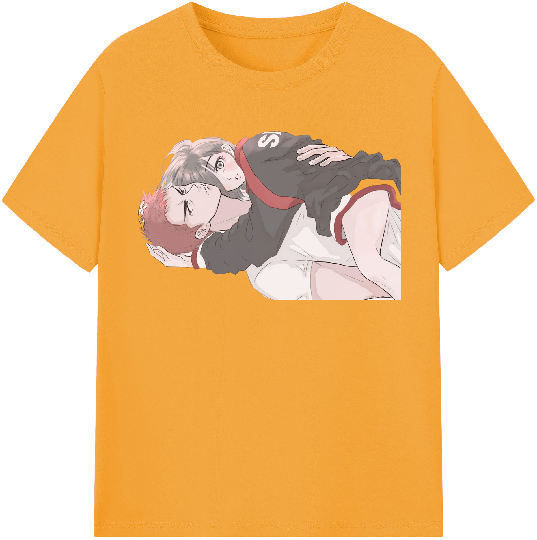 SLAM DUNK／スラムダンク 綿100％半袖Tシャツ（フロントプリント）