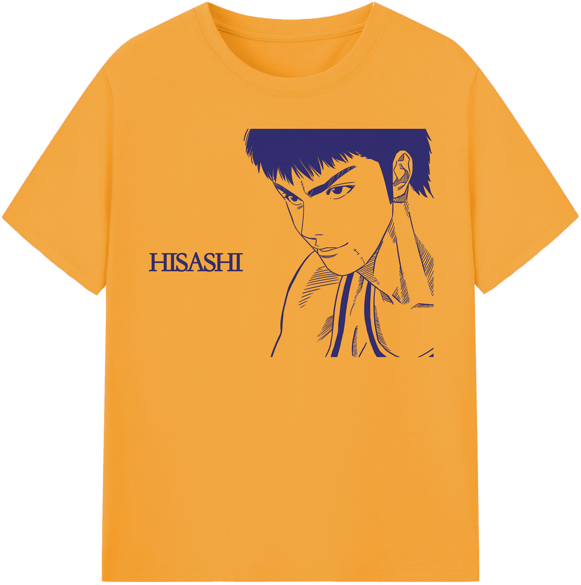 SLAM DUNK／スラムダンク 綿100％半袖Tシャツ（フロントプリント）