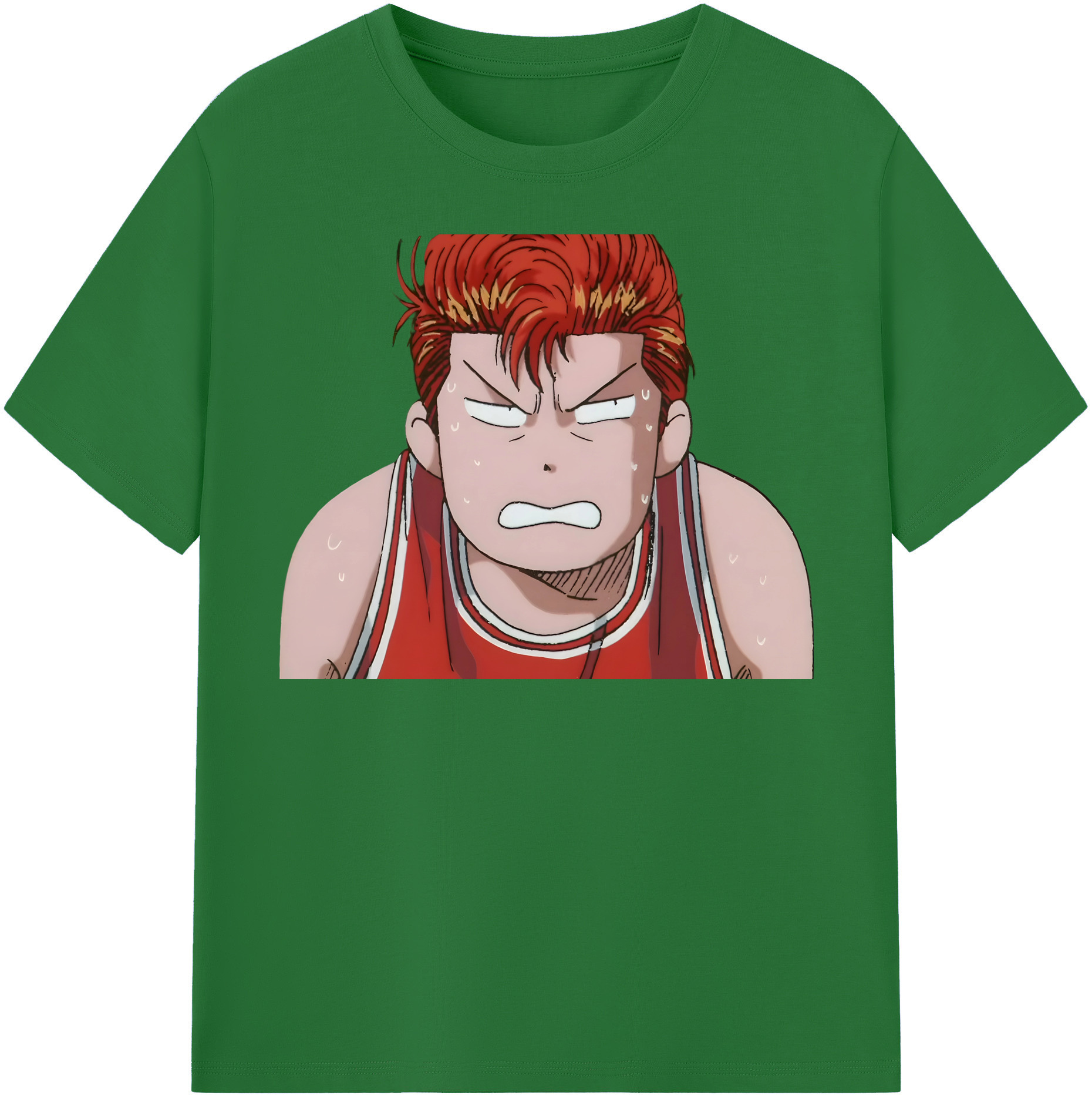 SLAM DUNK／スラムダンク 綿100％半袖Tシャツ（フロントプリント）