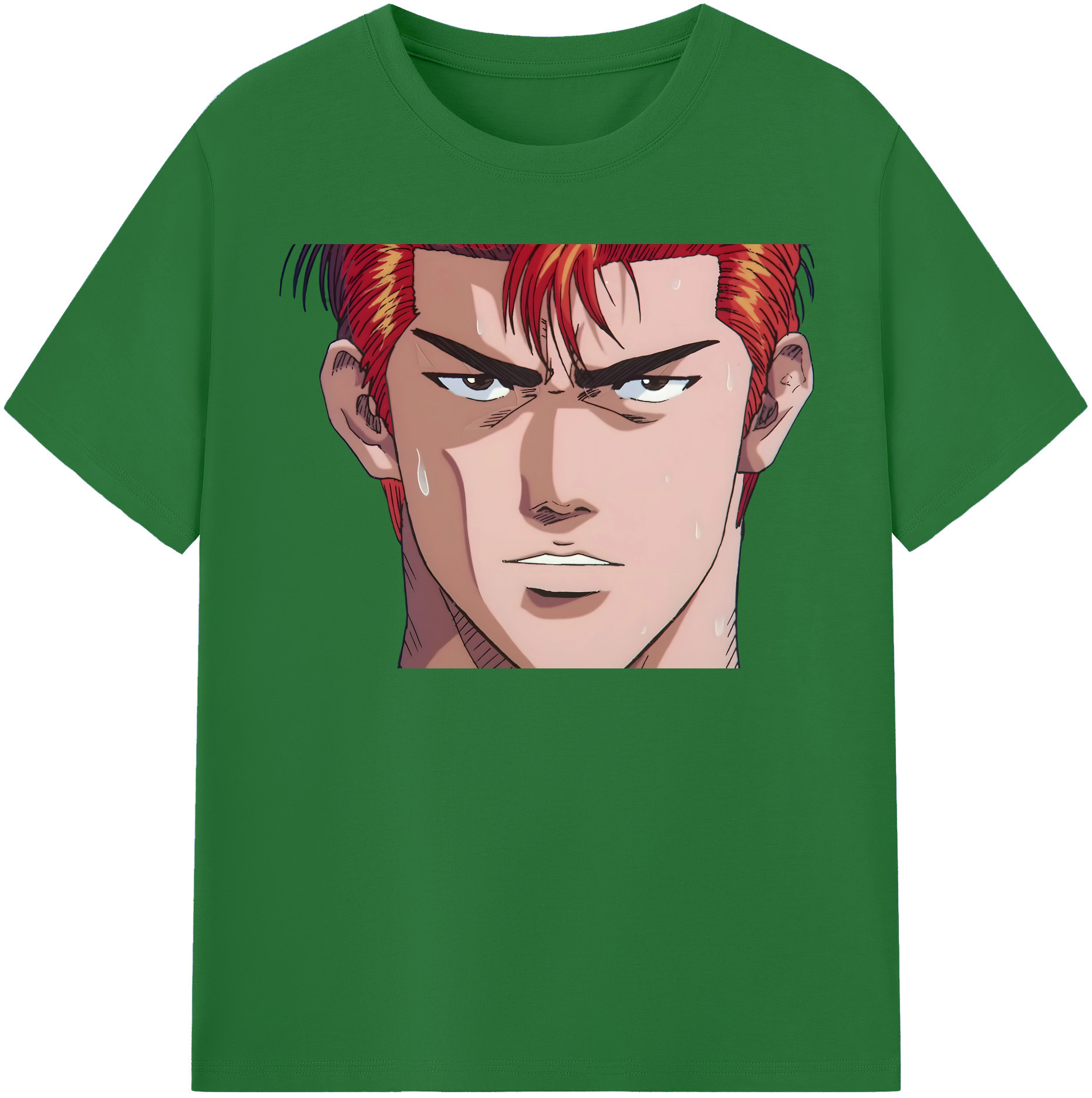 SLAM DUNK／スラムダンク 綿100％半袖Tシャツ（フロントプリント）