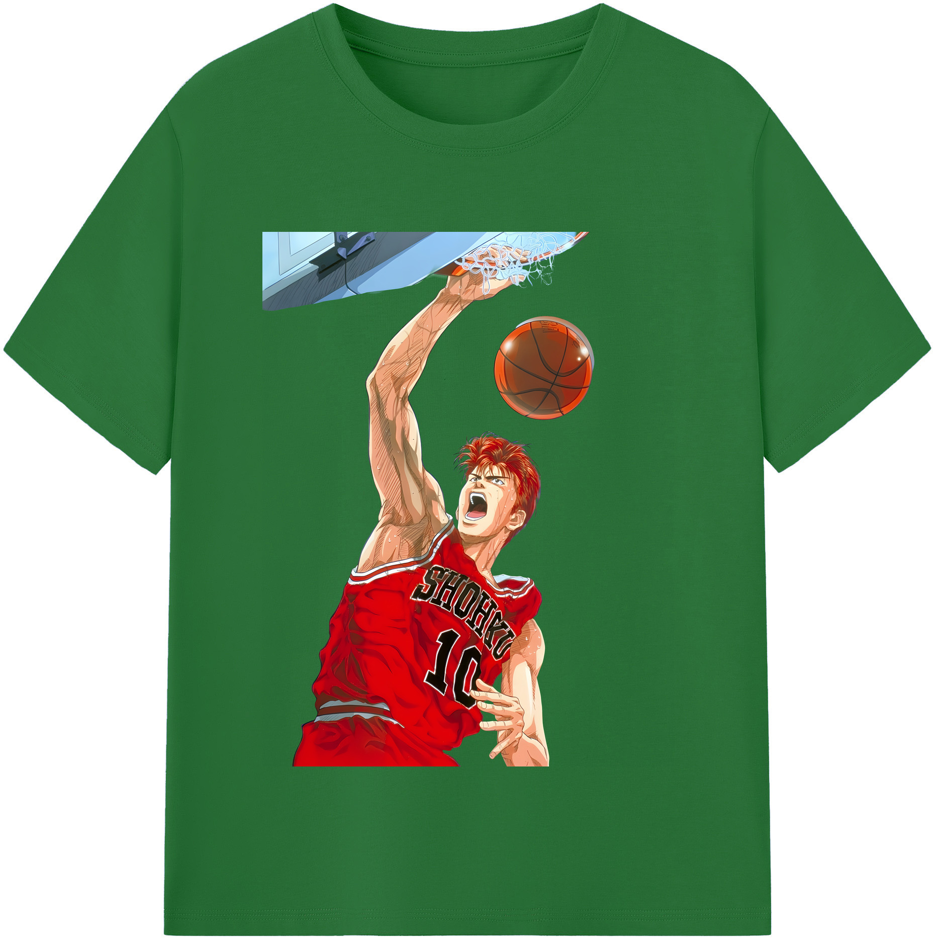 （画像用） SLAM DUNK／スラムダンク 綿100％半袖Tシャツ（フロントプリント）