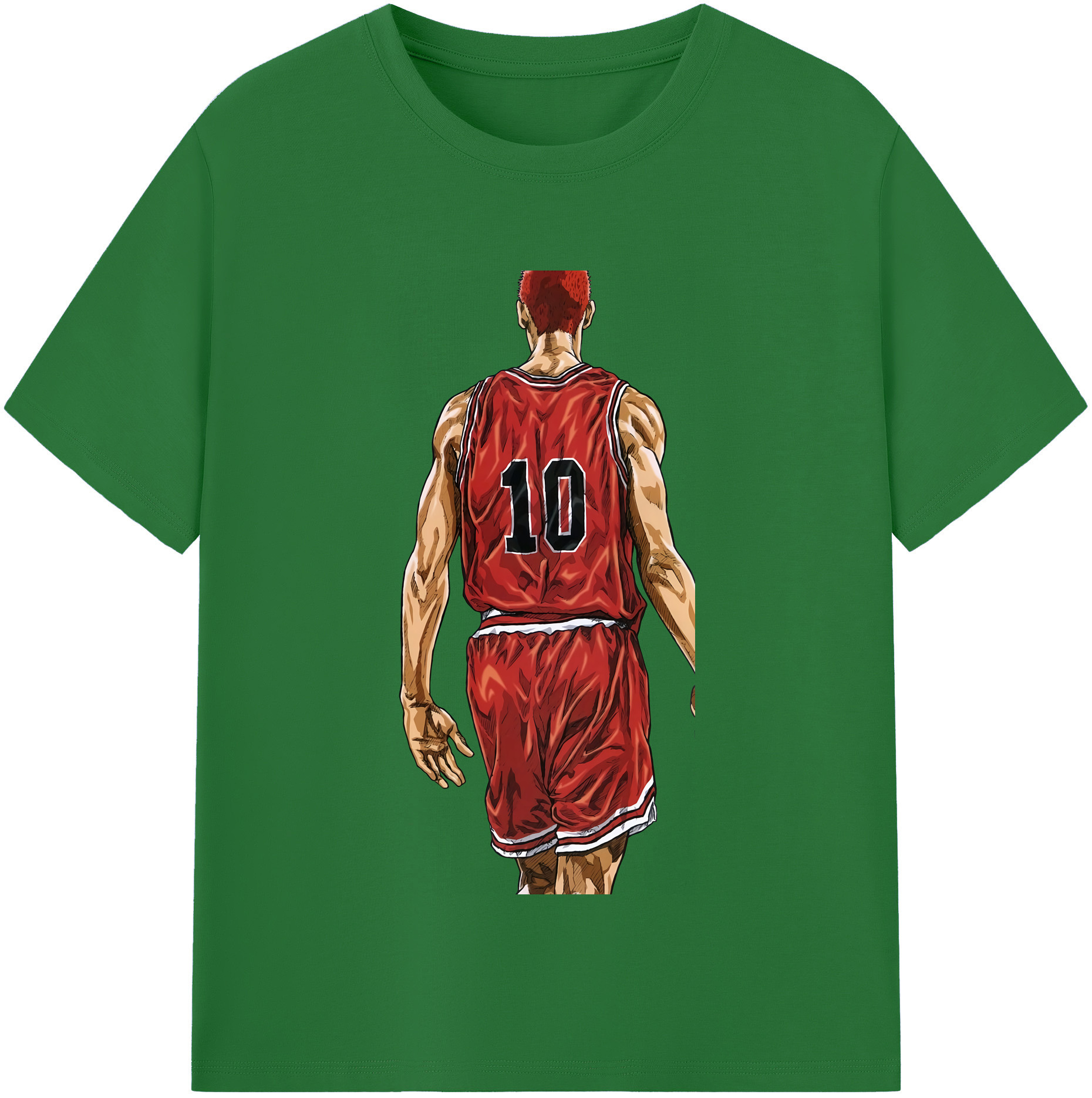 SLAM DUNK／スラムダンク 綿100％半袖Tシャツ（フロントプリント）