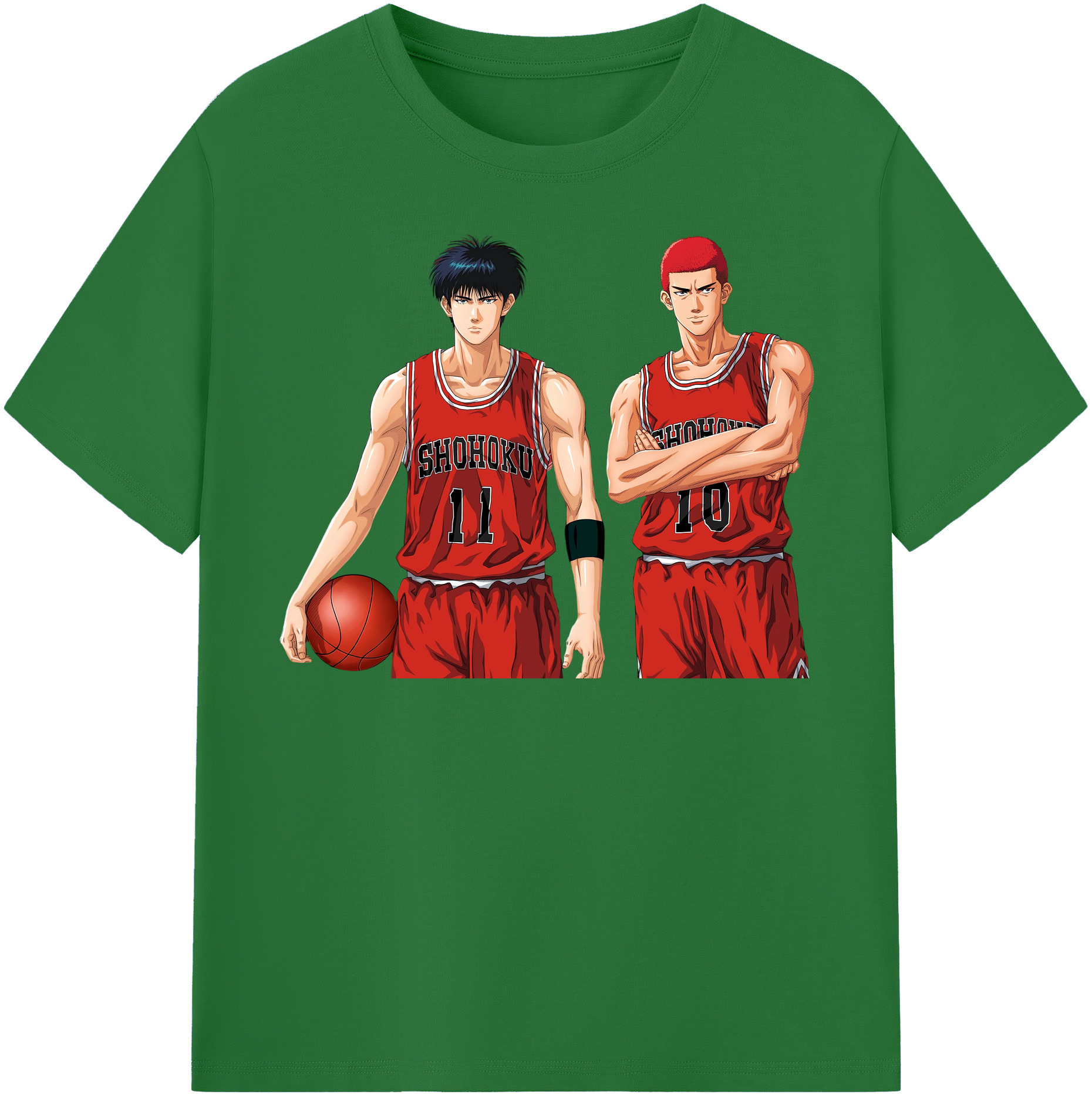 （画像用） SLAM DUNK／スラムダンク 綿100％半袖Tシャツ（フロントプリント）