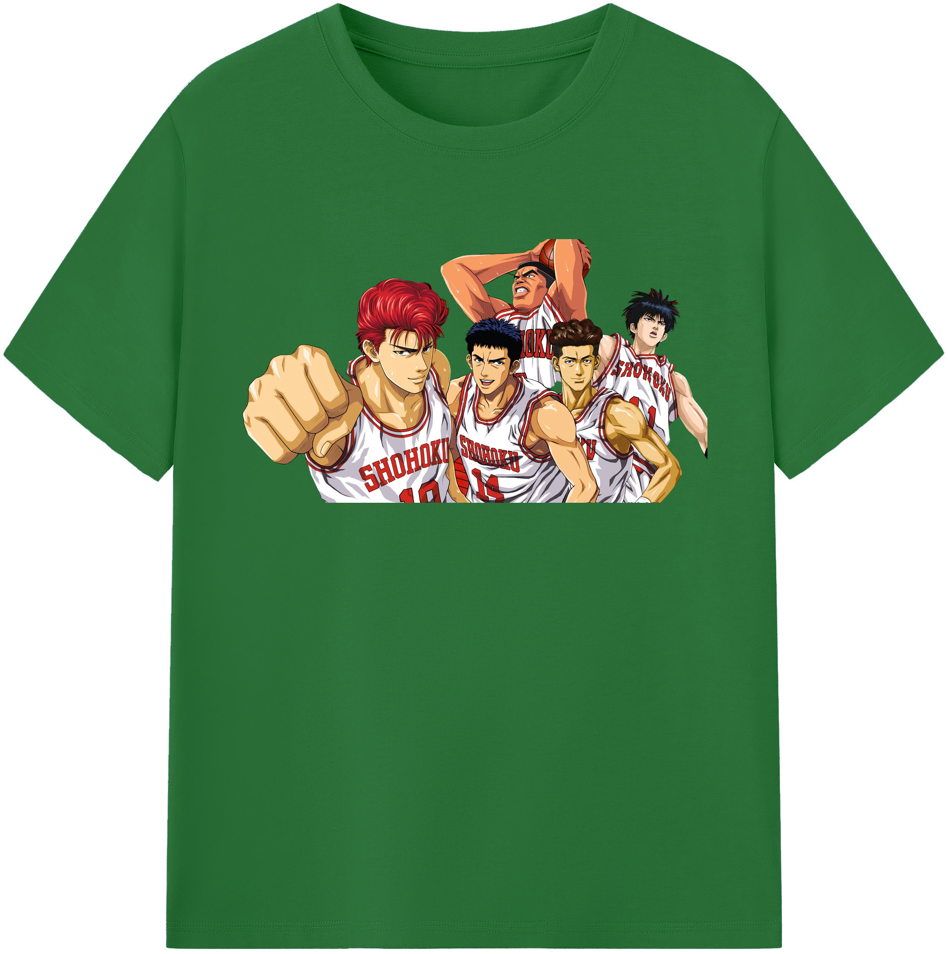 （画像用） SLAM DUNK／スラムダンク 綿100％半袖Tシャツ（フロントプリント）