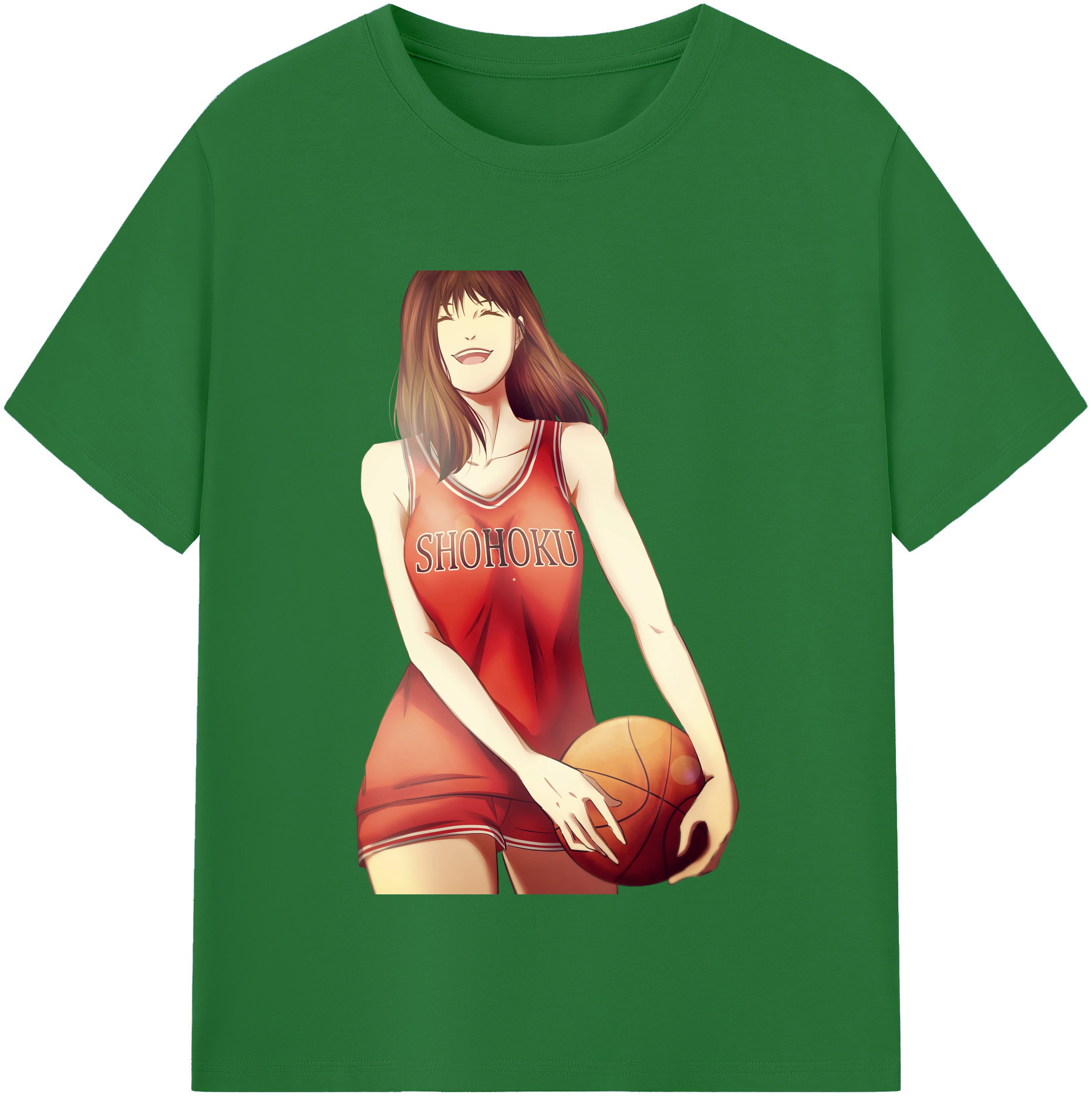 SLAM DUNK／スラムダンク 綿100％半袖Tシャツ（フロントプリント）