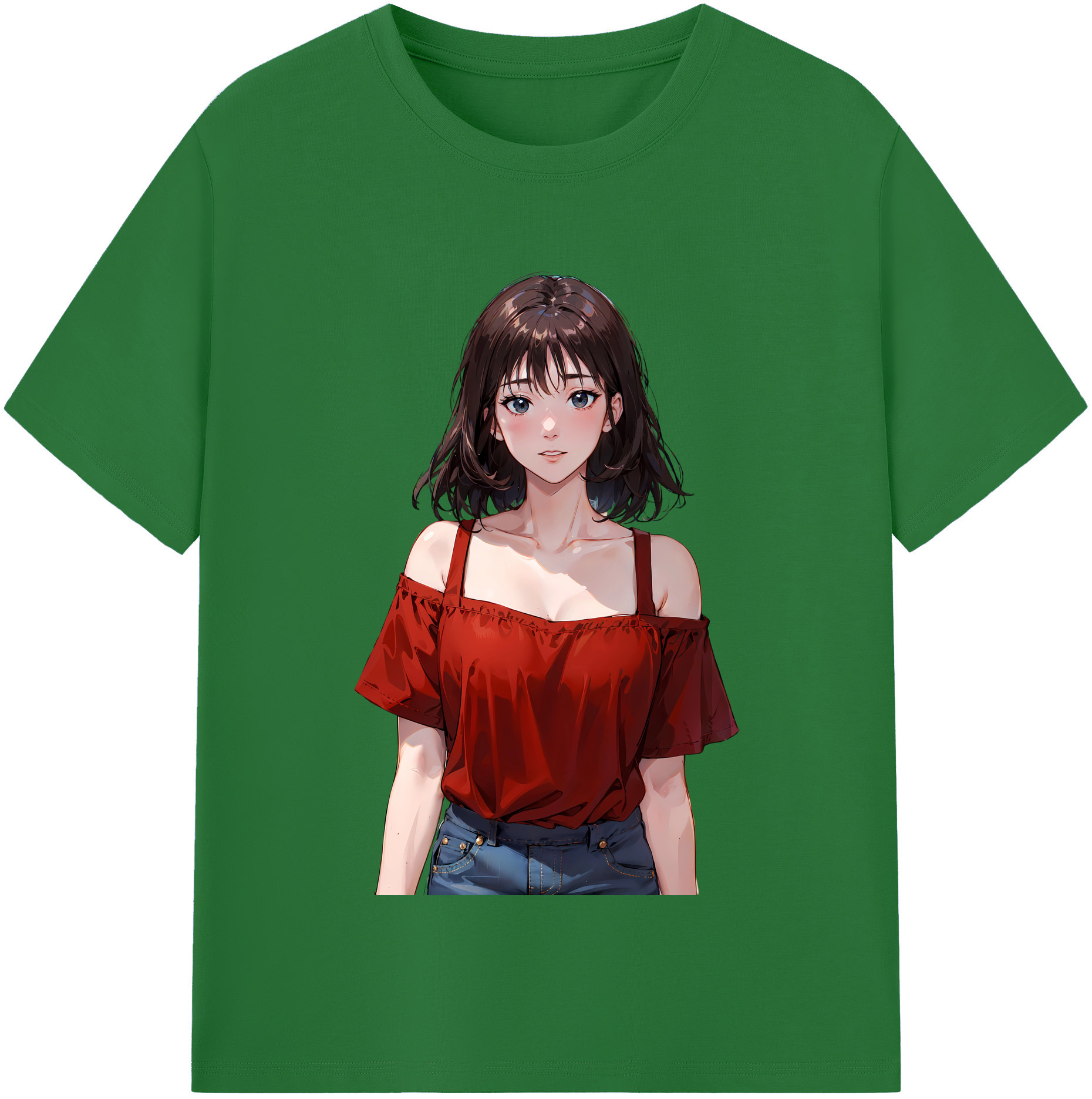 SLAM DUNK／スラムダンク 綿100％半袖Tシャツ（フロントプリント）