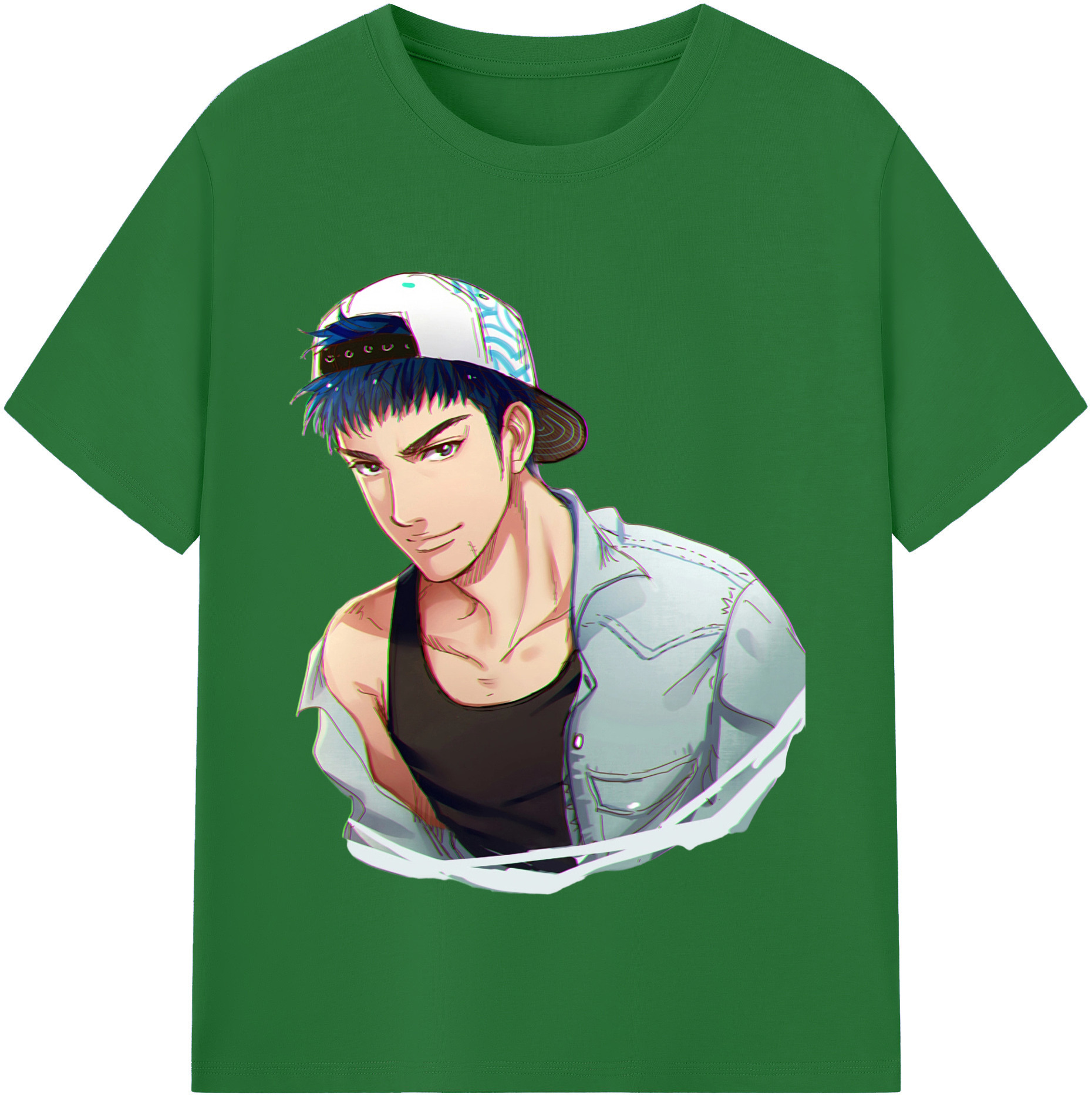 SLAM DUNK／スラムダンク 綿100％半袖Tシャツ（フロントプリント）