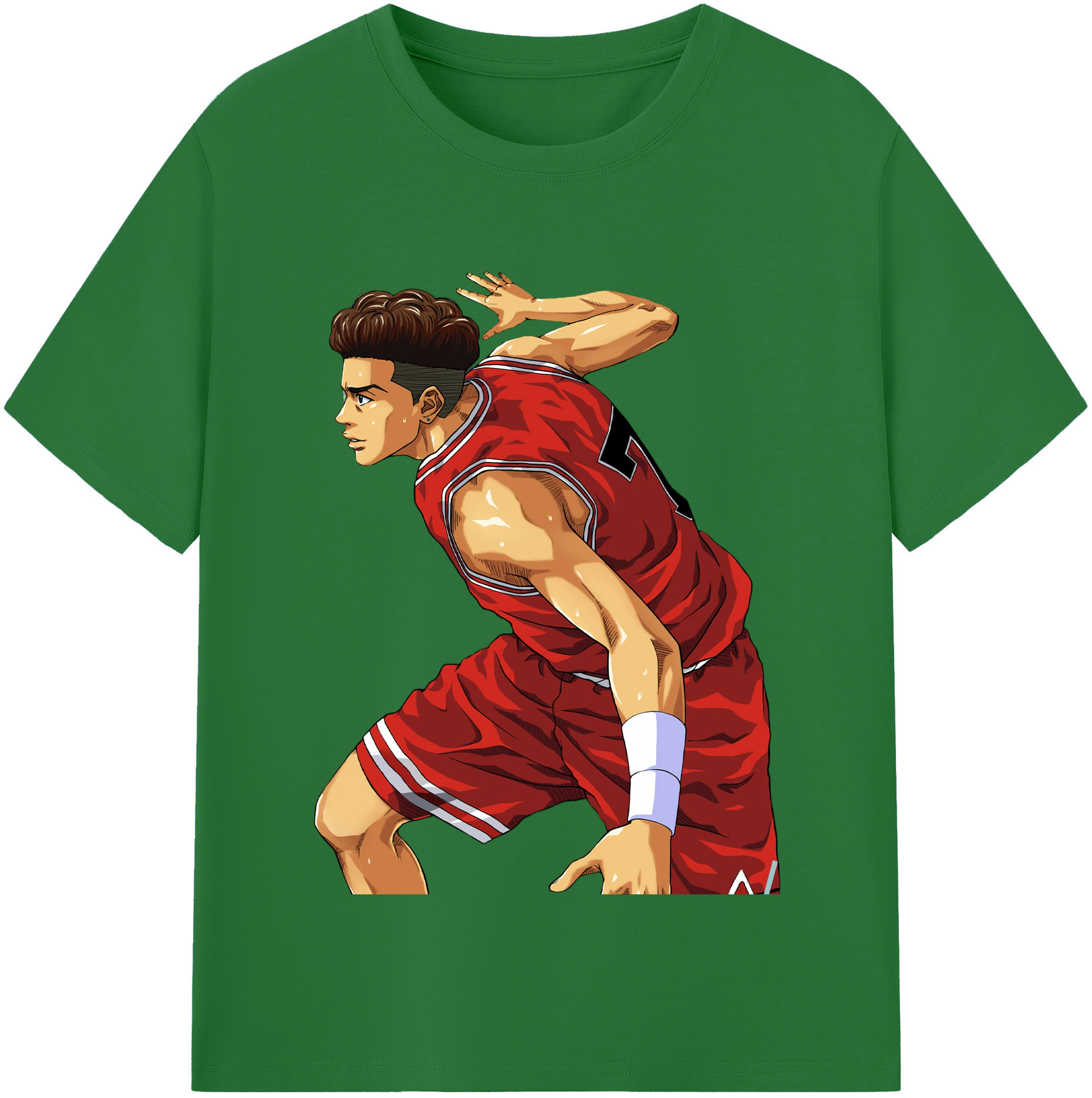 SLAM DUNK／スラムダンク 綿100％半袖Tシャツ（フロントプリント）