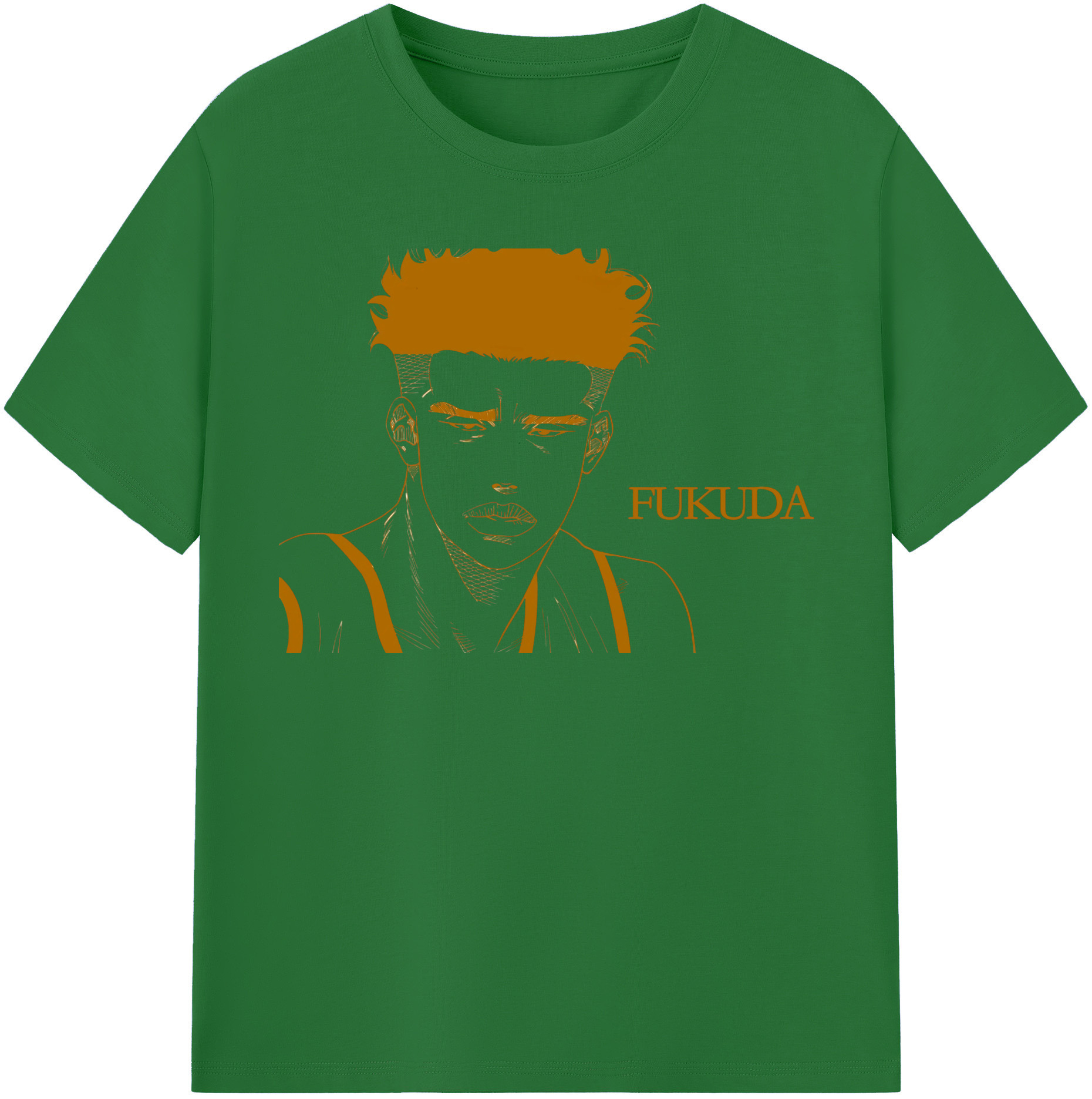 SLAM DUNK／スラムダンク 綿100％半袖Tシャツ（フロントプリント）