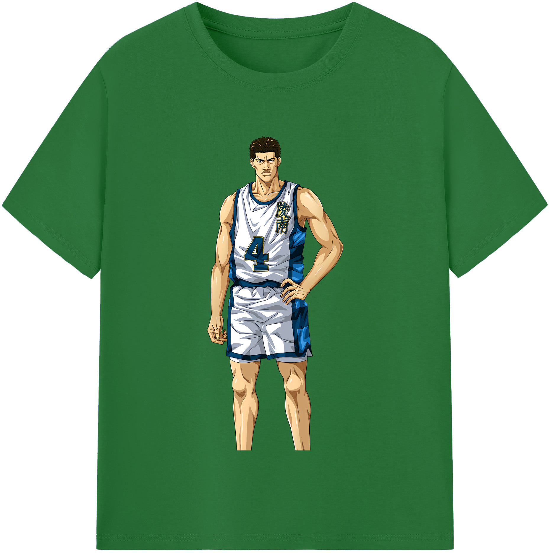 SLAM DUNK／スラムダンク 綿100％半袖Tシャツ（フロントプリント）