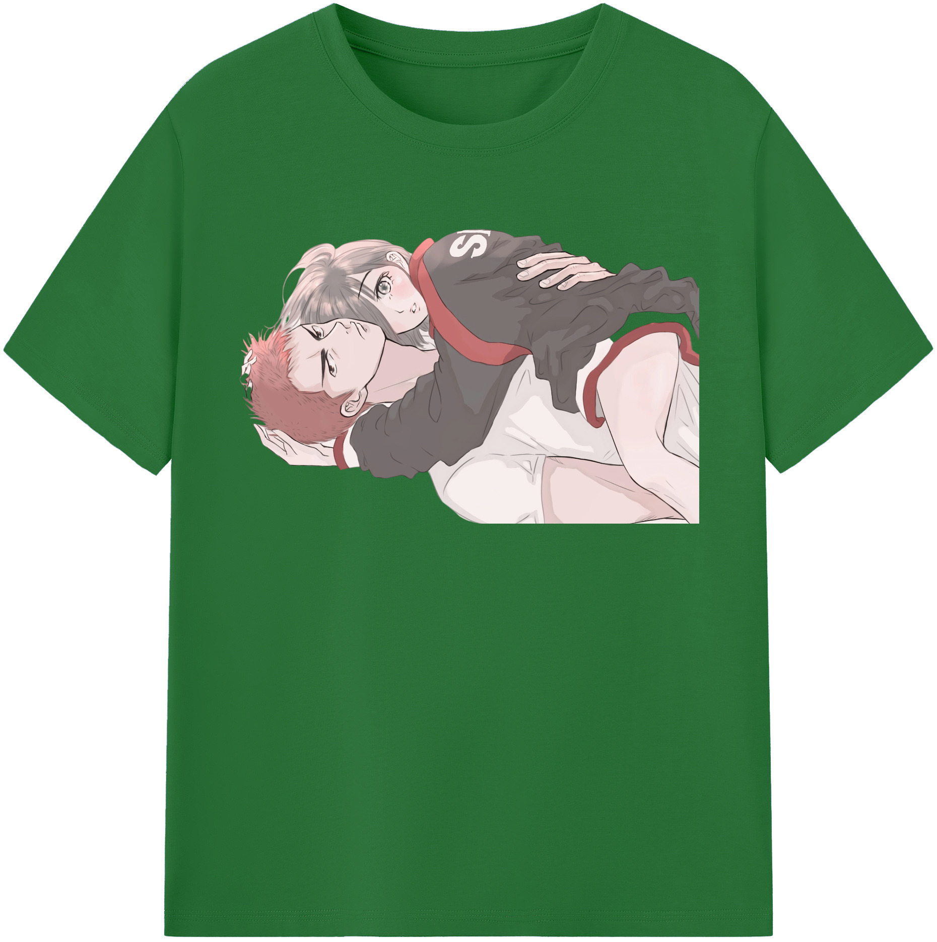 SLAM DUNK／スラムダンク 綿100％半袖Tシャツ（フロントプリント）