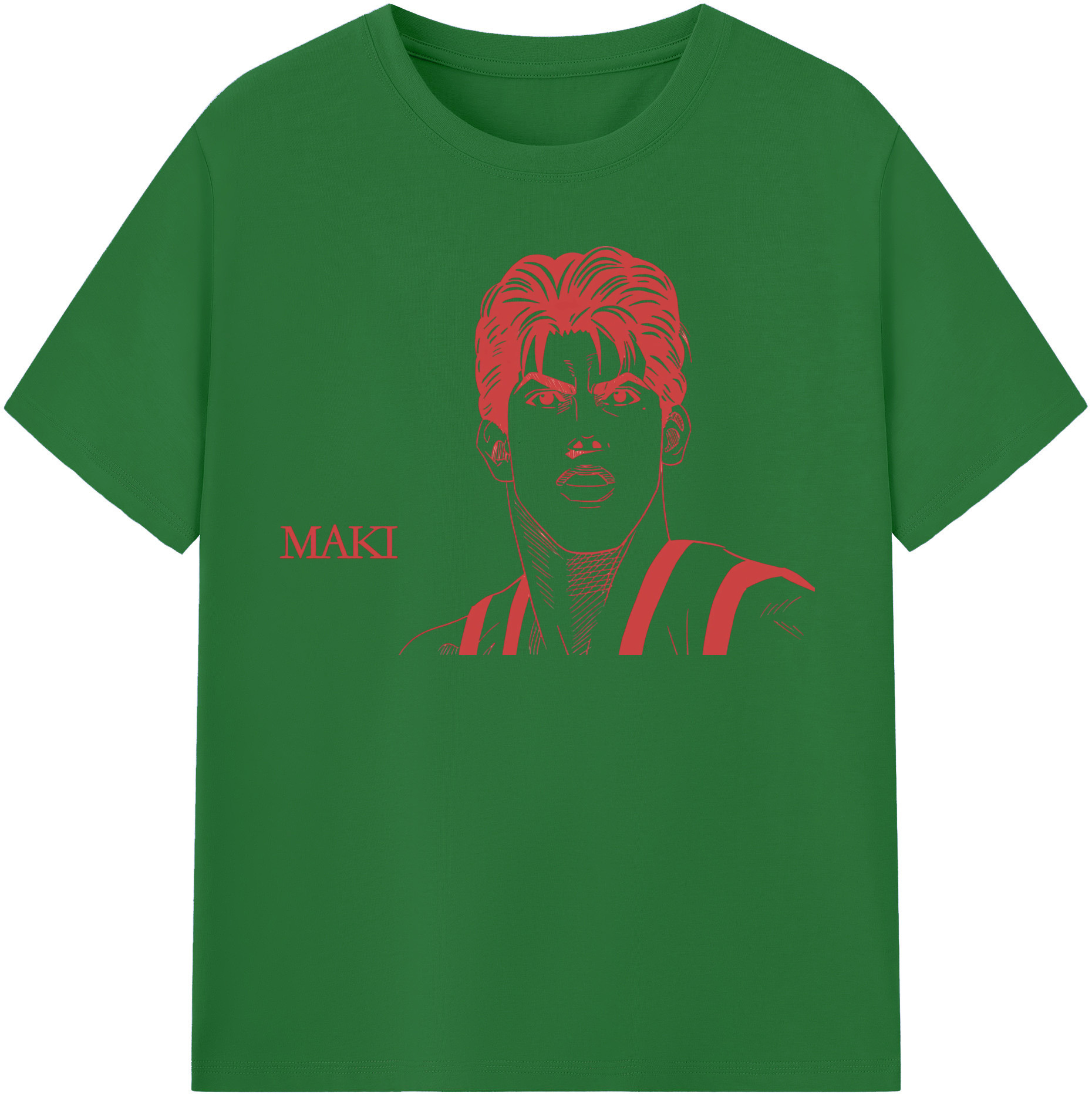 SLAM DUNK／スラムダンク 綿100％半袖Tシャツ（フロントプリント）