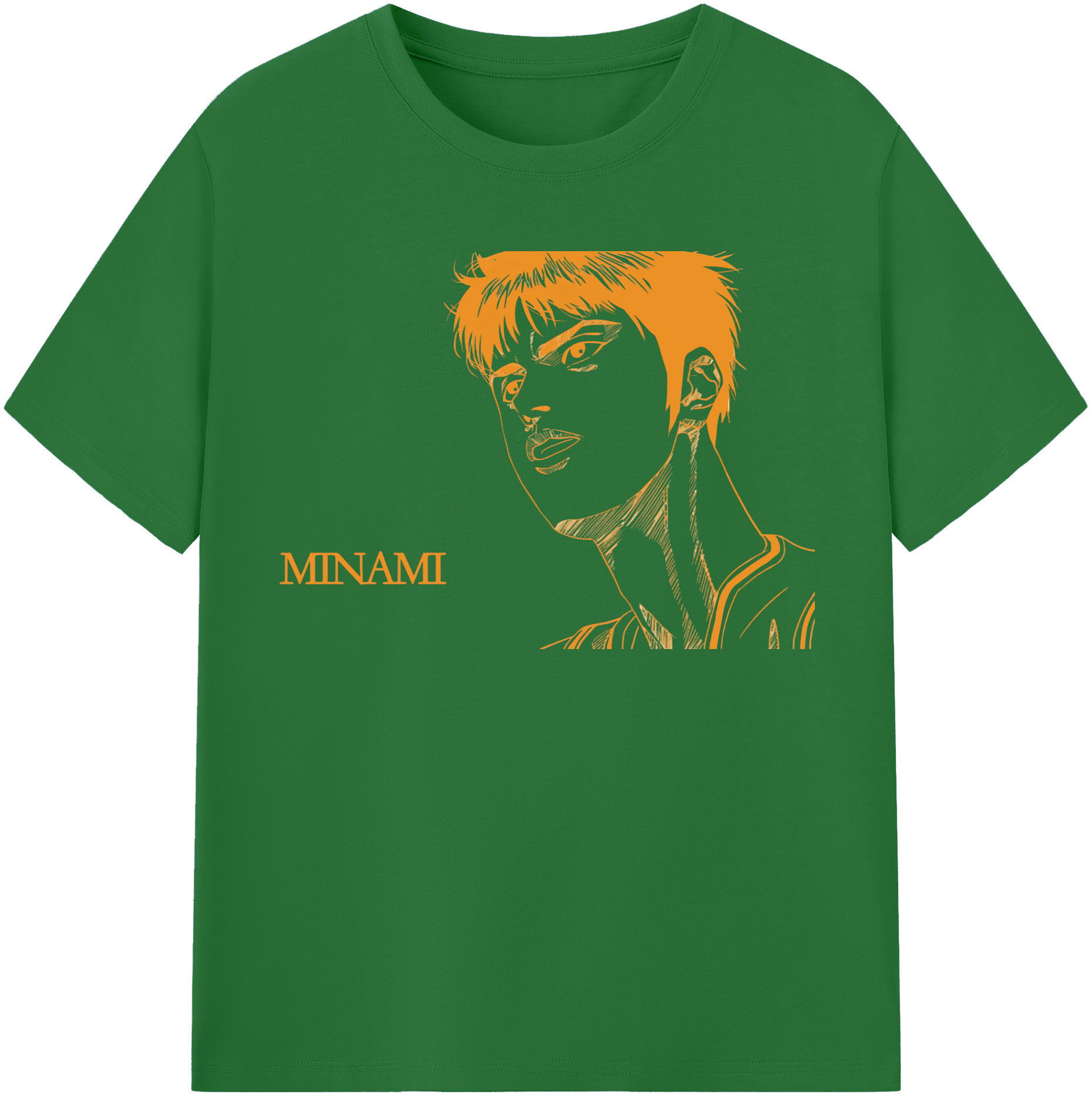 SLAM DUNK／スラムダンク 綿100％半袖Tシャツ（フロントプリント）