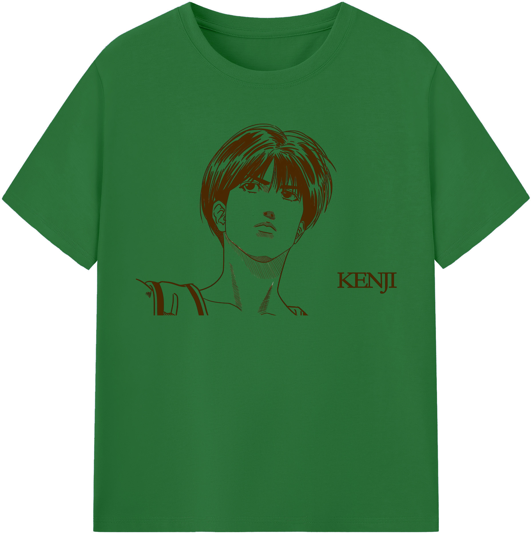 SLAM DUNK／スラムダンク 綿100％半袖Tシャツ（フロントプリント）