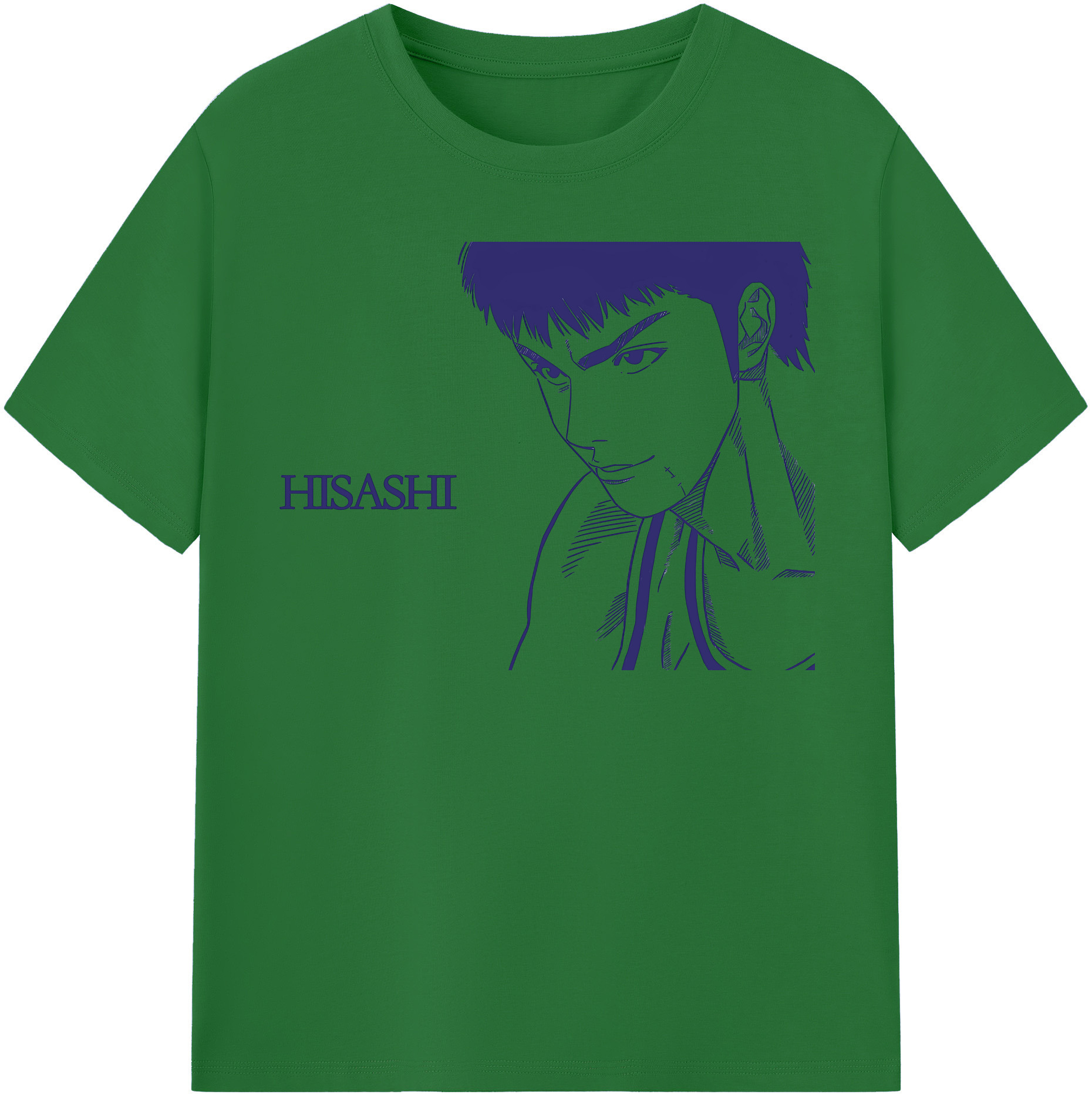 SLAM DUNK／スラムダンク 綿100％半袖Tシャツ（フロントプリント）