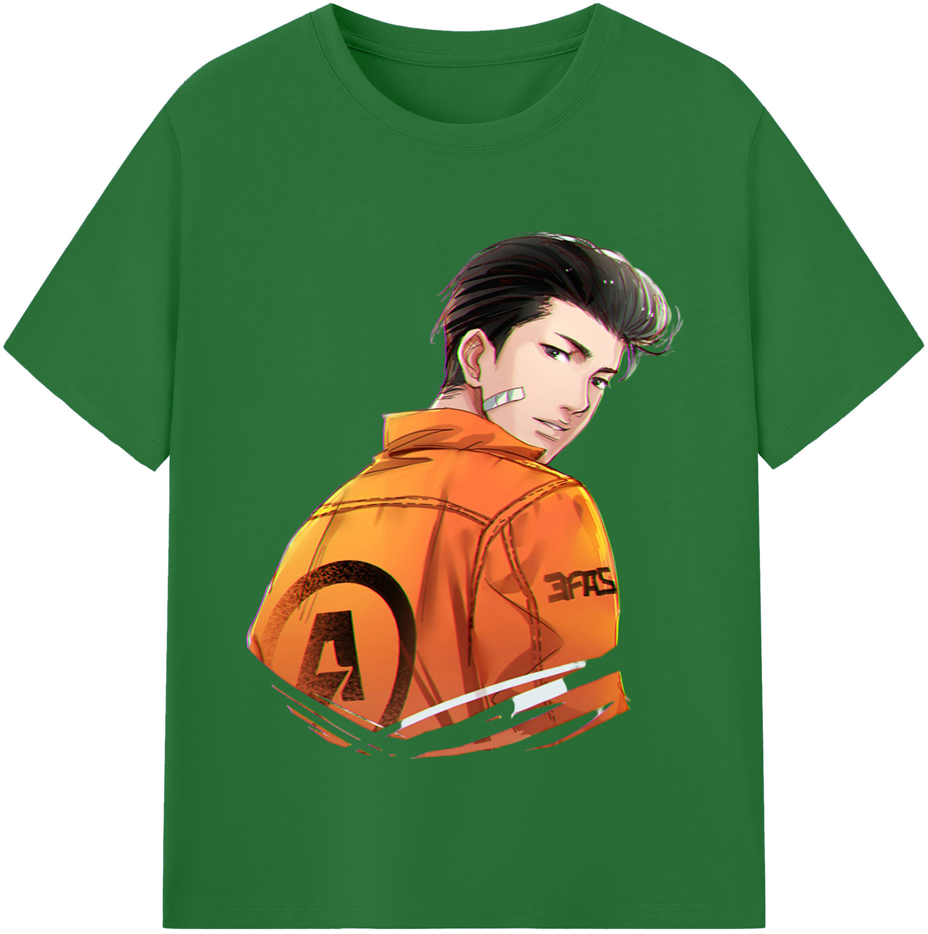 SLAM DUNK／スラムダンク 綿100％半袖Tシャツ（フロントプリント）