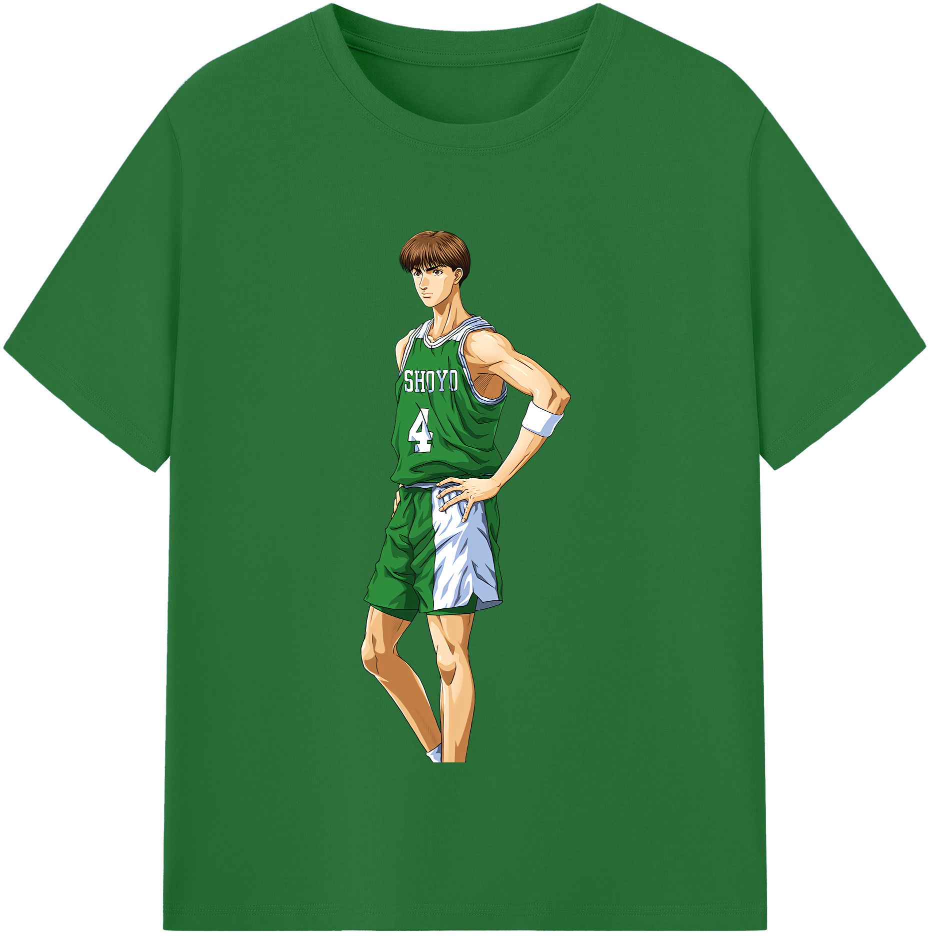 SLAM DUNK／スラムダンク 綿100％半袖Tシャツ（フロントプリント）