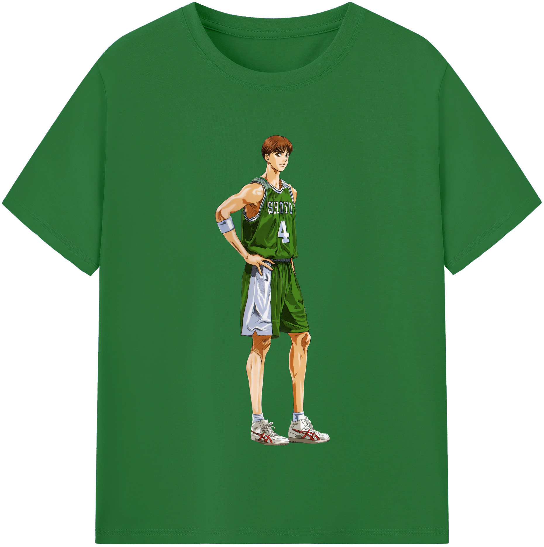 SLAM DUNK／スラムダンク 綿100％半袖Tシャツ（フロントプリント）