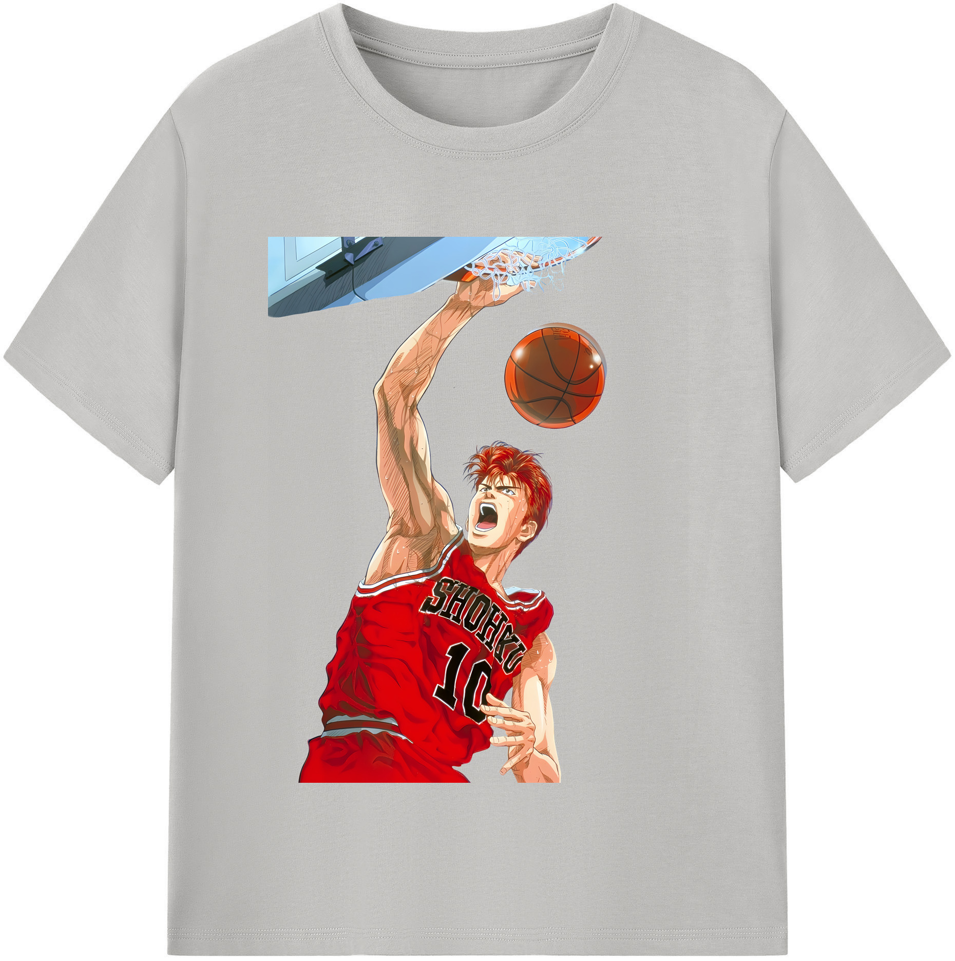 （画像用） SLAM DUNK／スラムダンク 綿100％半袖Tシャツ（フロントプリント）