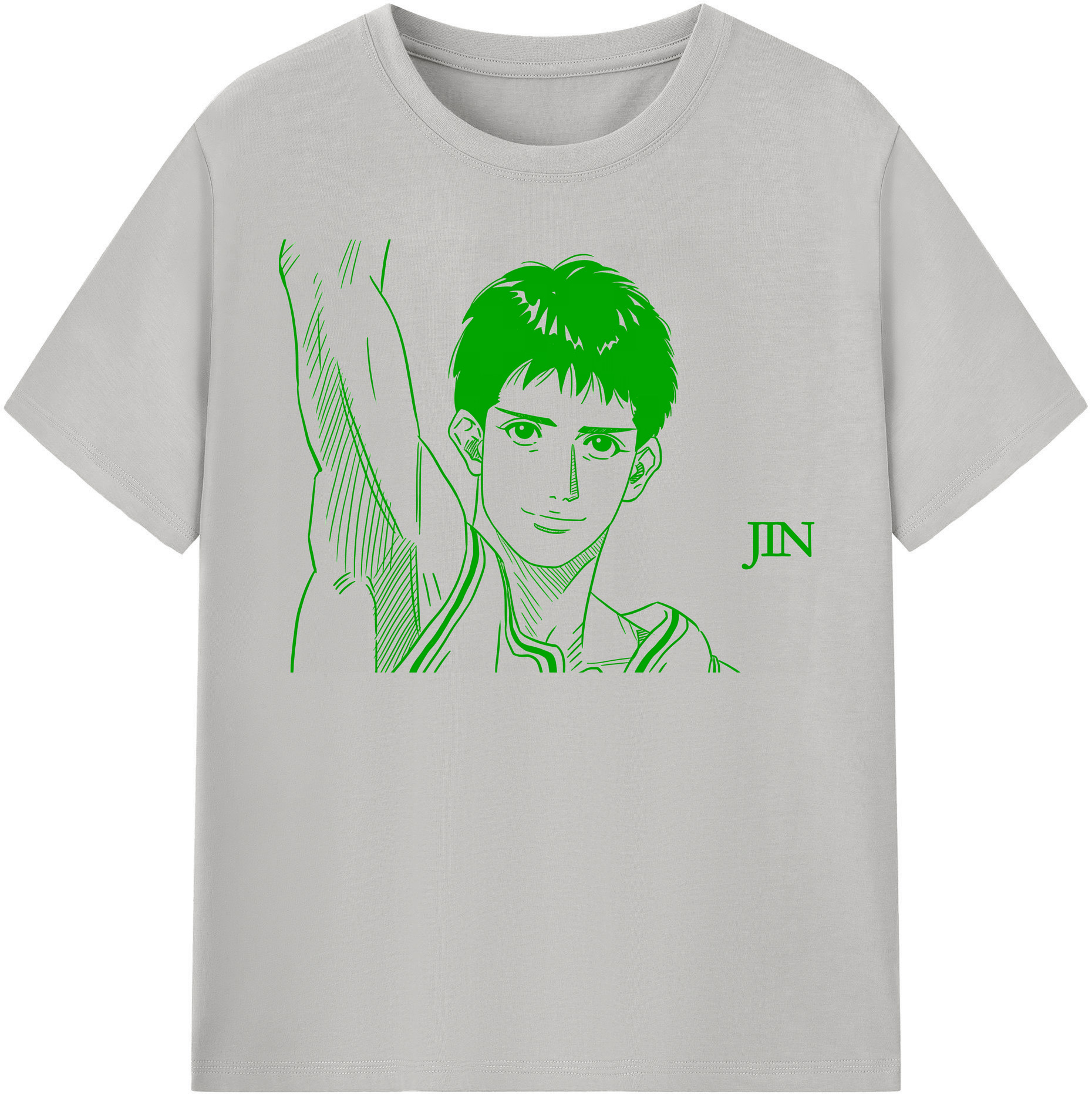 SLAM DUNK／スラムダンク 綿100％半袖Tシャツ（フロントプリント）