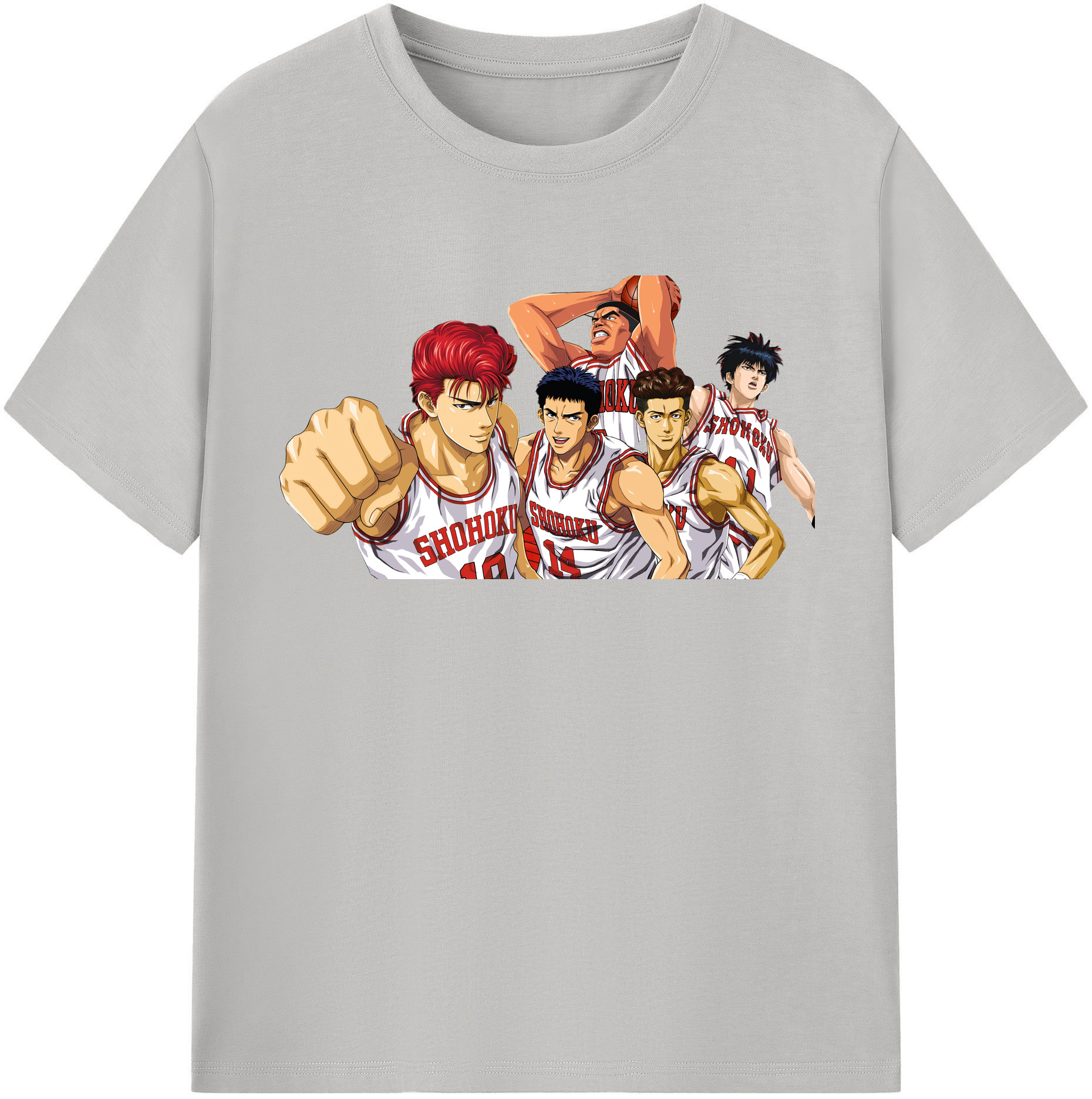 （画像用） SLAM DUNK／スラムダンク 綿100％半袖Tシャツ（フロントプリント）