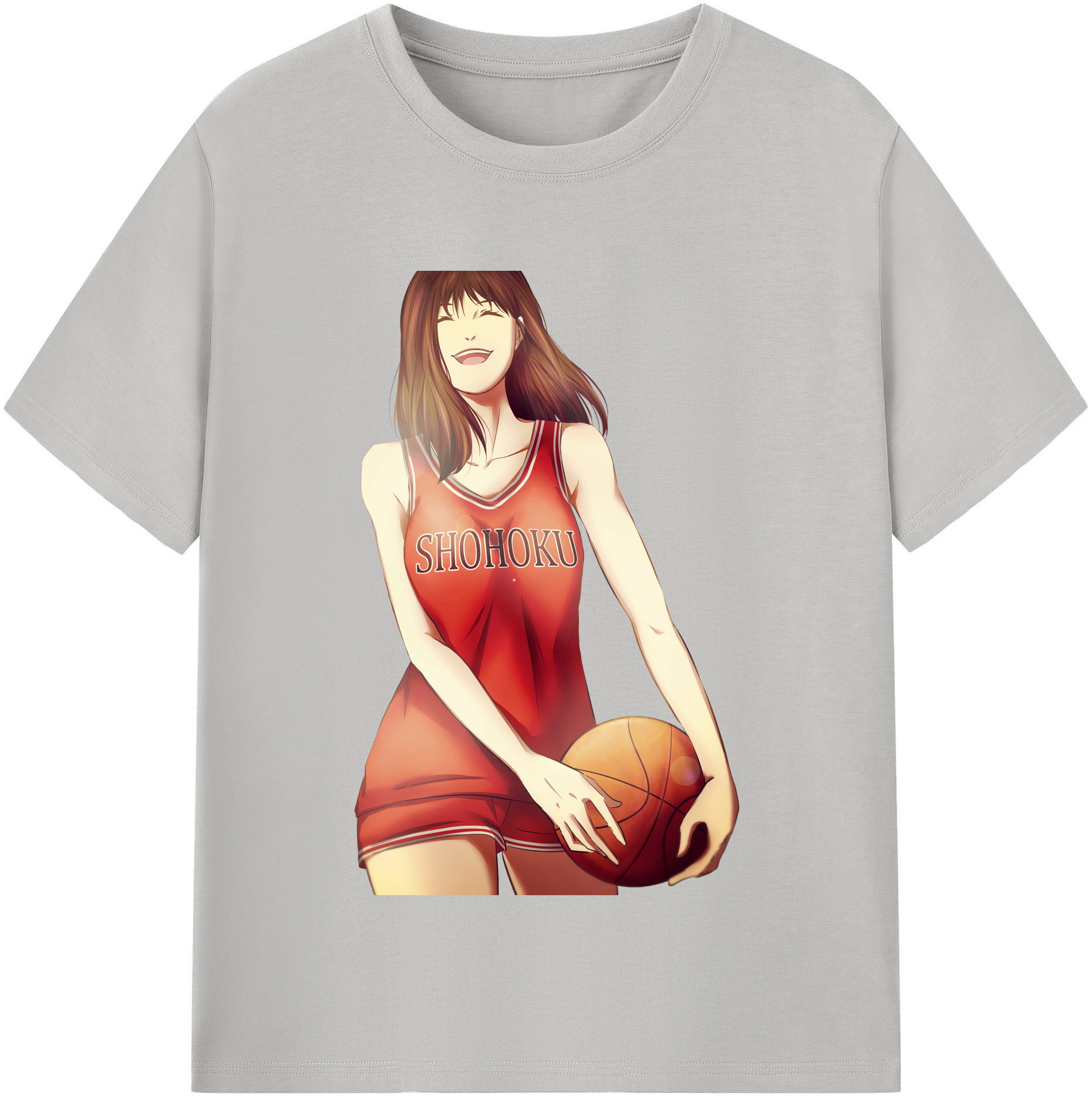 SLAM DUNK／スラムダンク 綿100％半袖Tシャツ（フロントプリント）