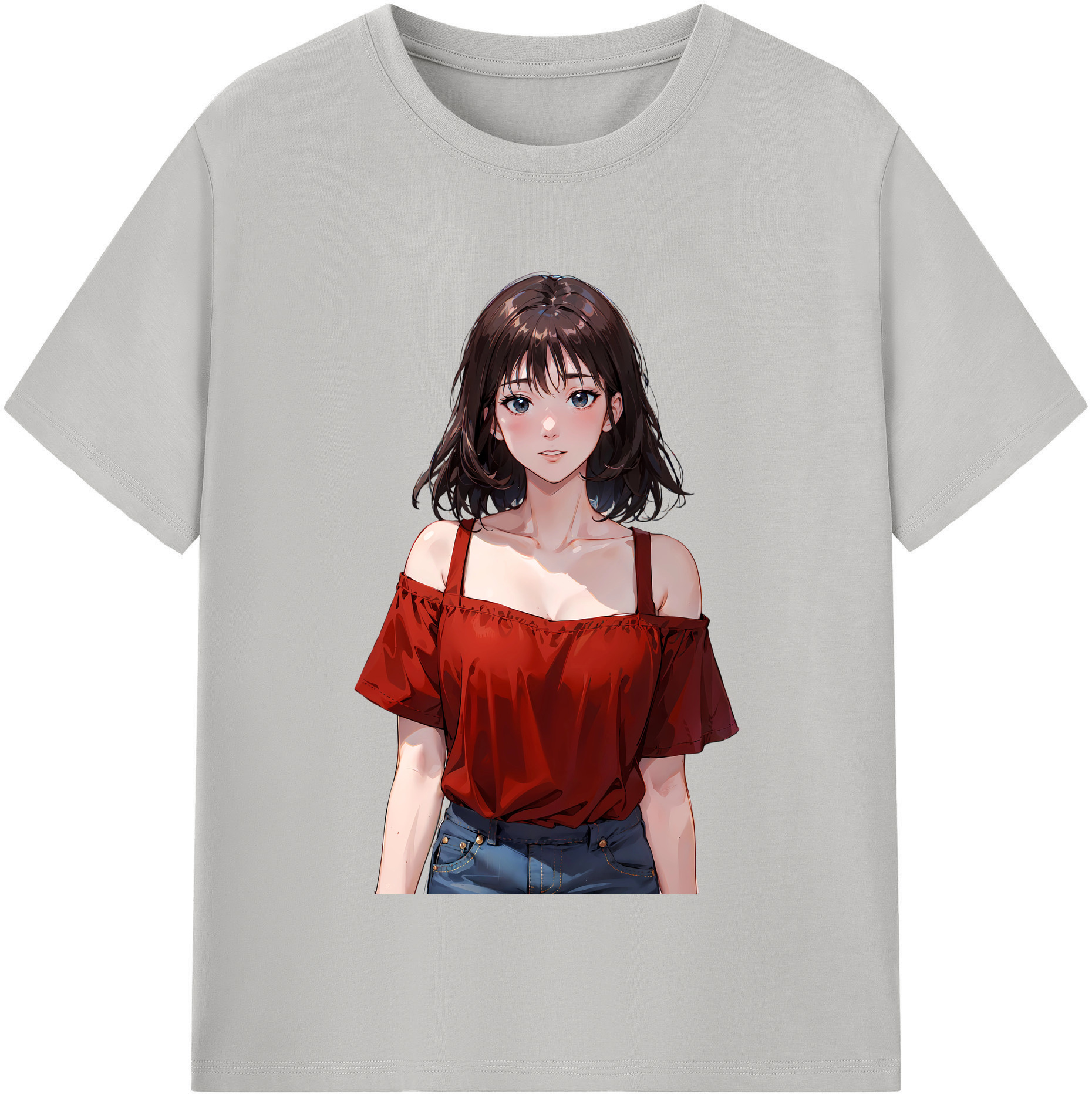 SLAM DUNK／スラムダンク 綿100％半袖Tシャツ（フロントプリント）