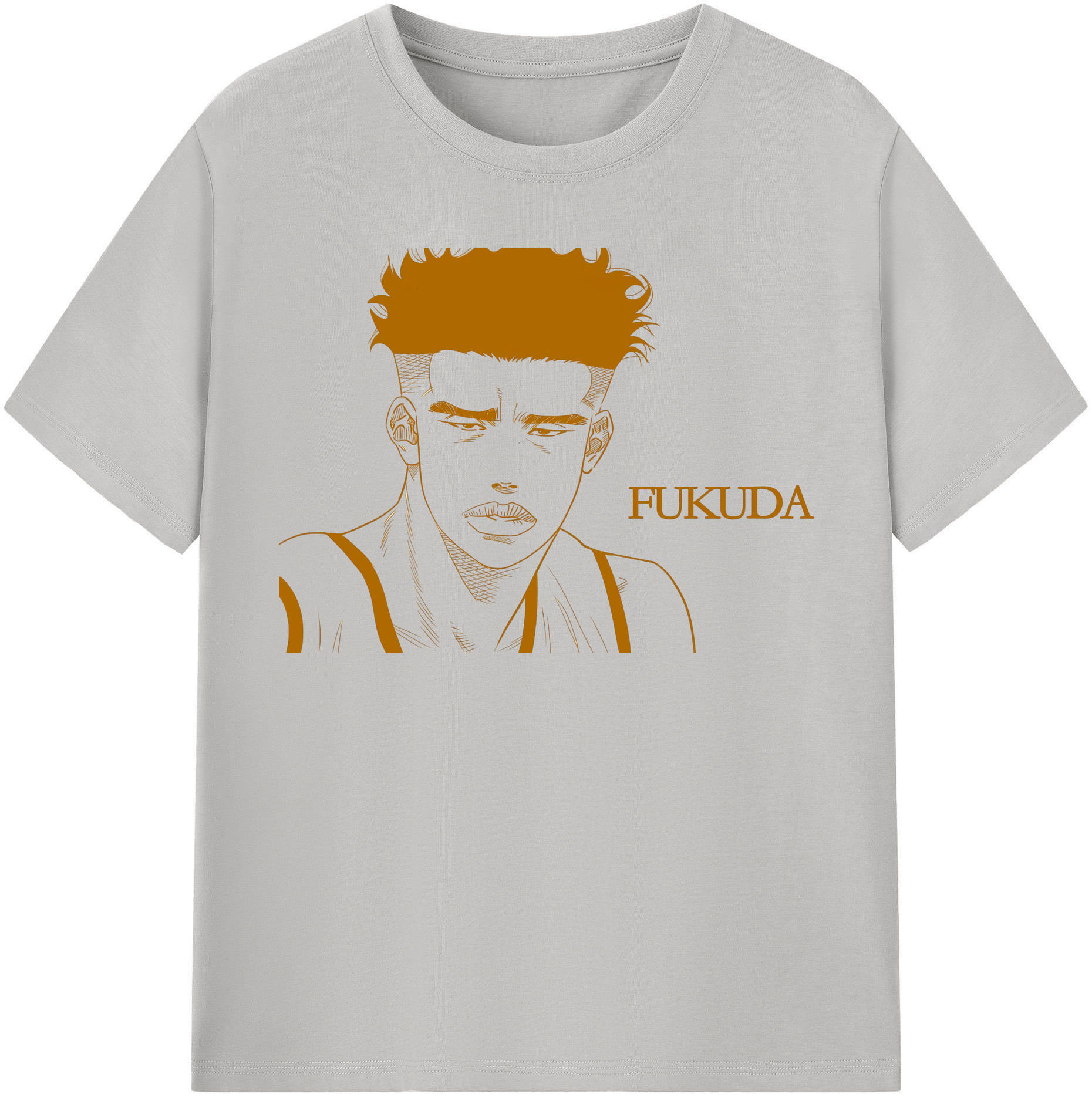 SLAM DUNK／スラムダンク 綿100％半袖Tシャツ（フロントプリント）