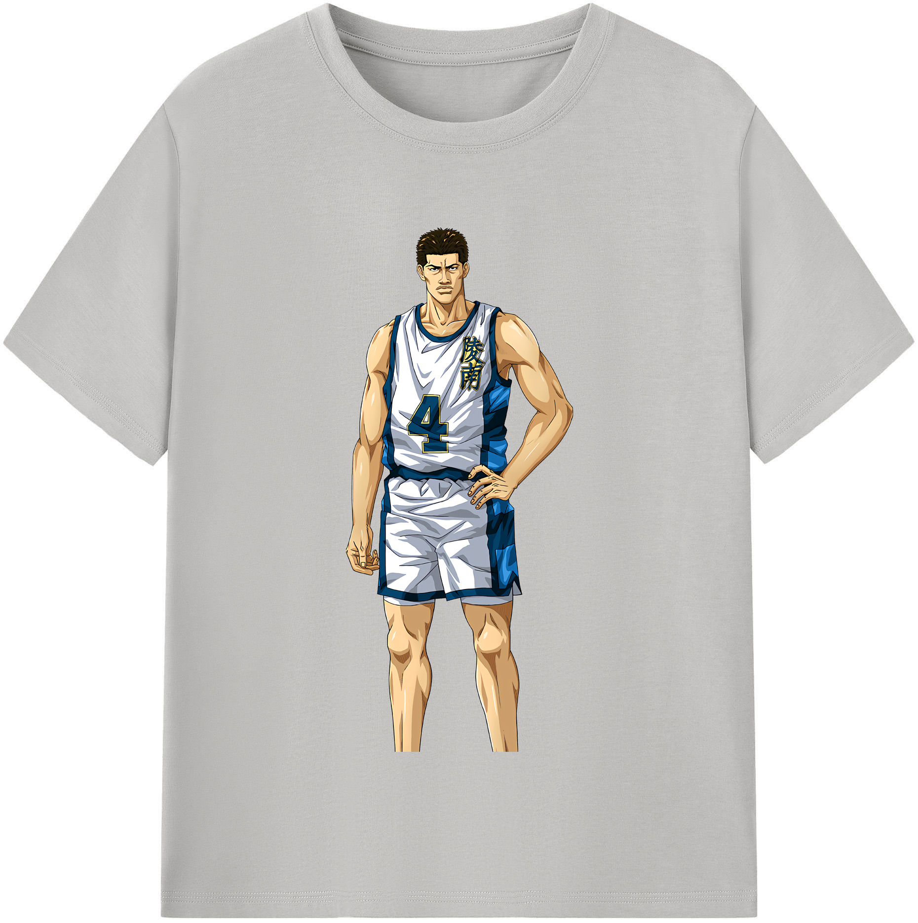 SLAM DUNK／スラムダンク 綿100％半袖Tシャツ（フロントプリント）