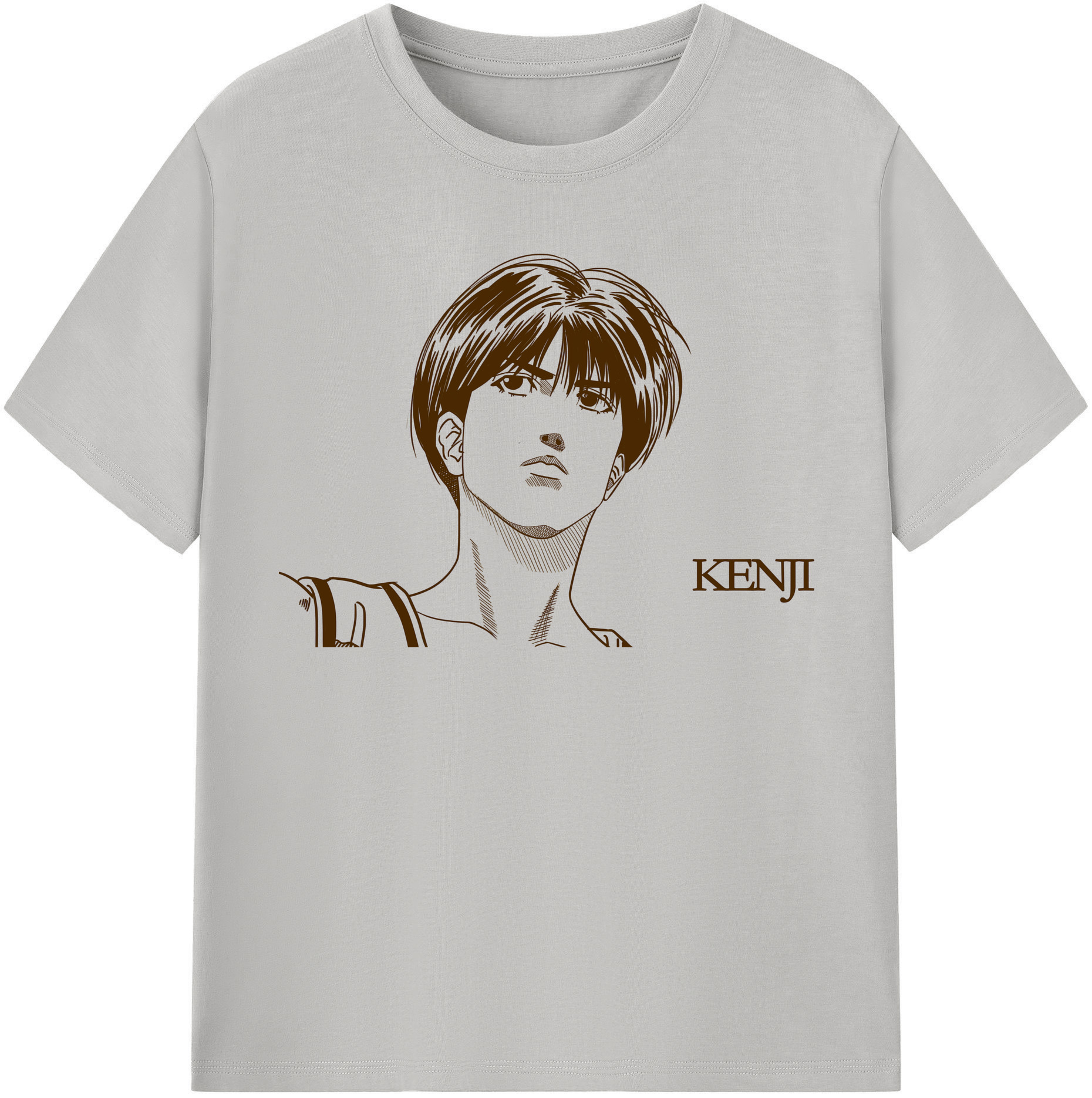 SLAM DUNK／スラムダンク 綿100％半袖Tシャツ（フロントプリント）