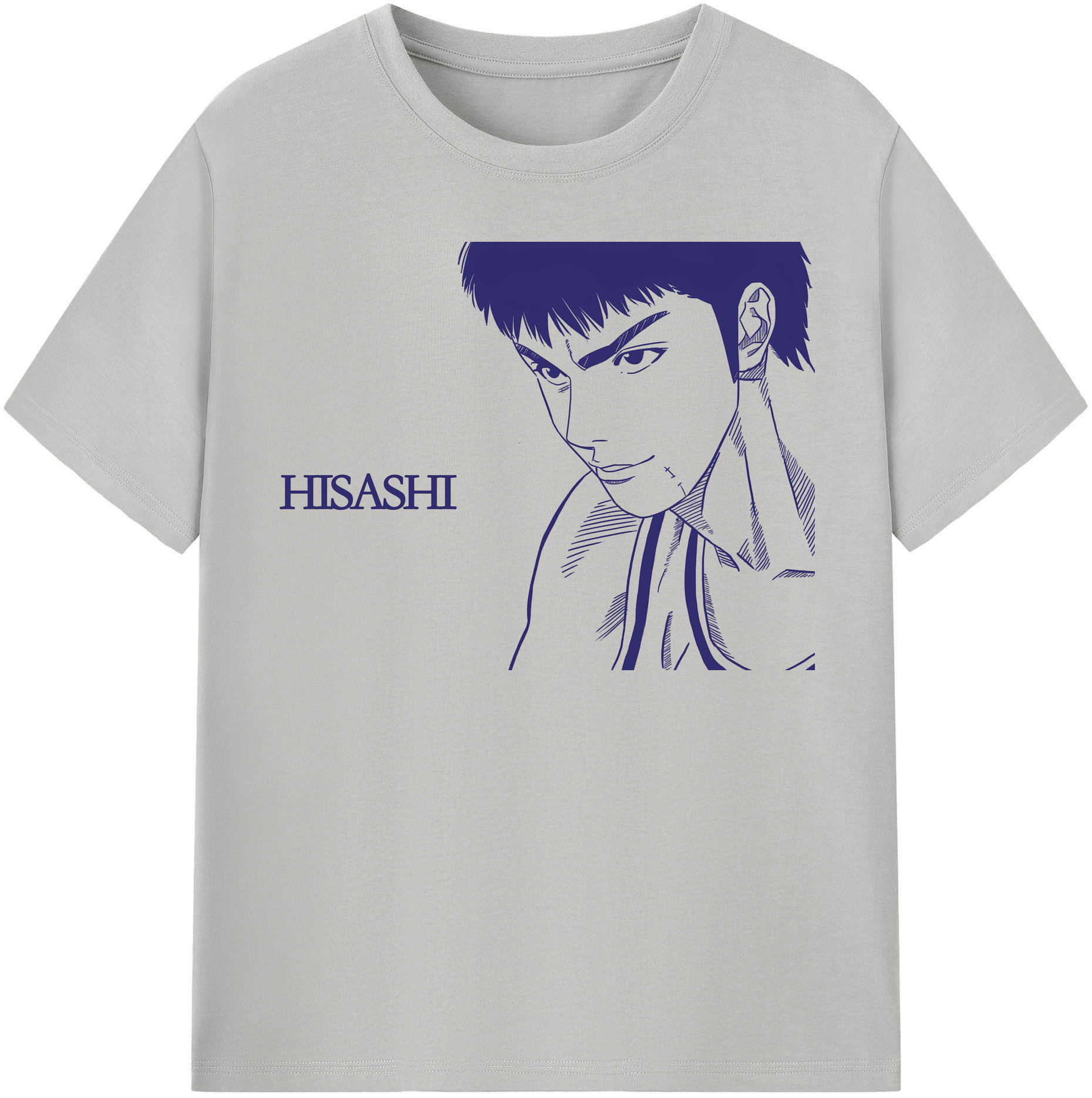 SLAM DUNK／スラムダンク 綿100％半袖Tシャツ（フロントプリント）