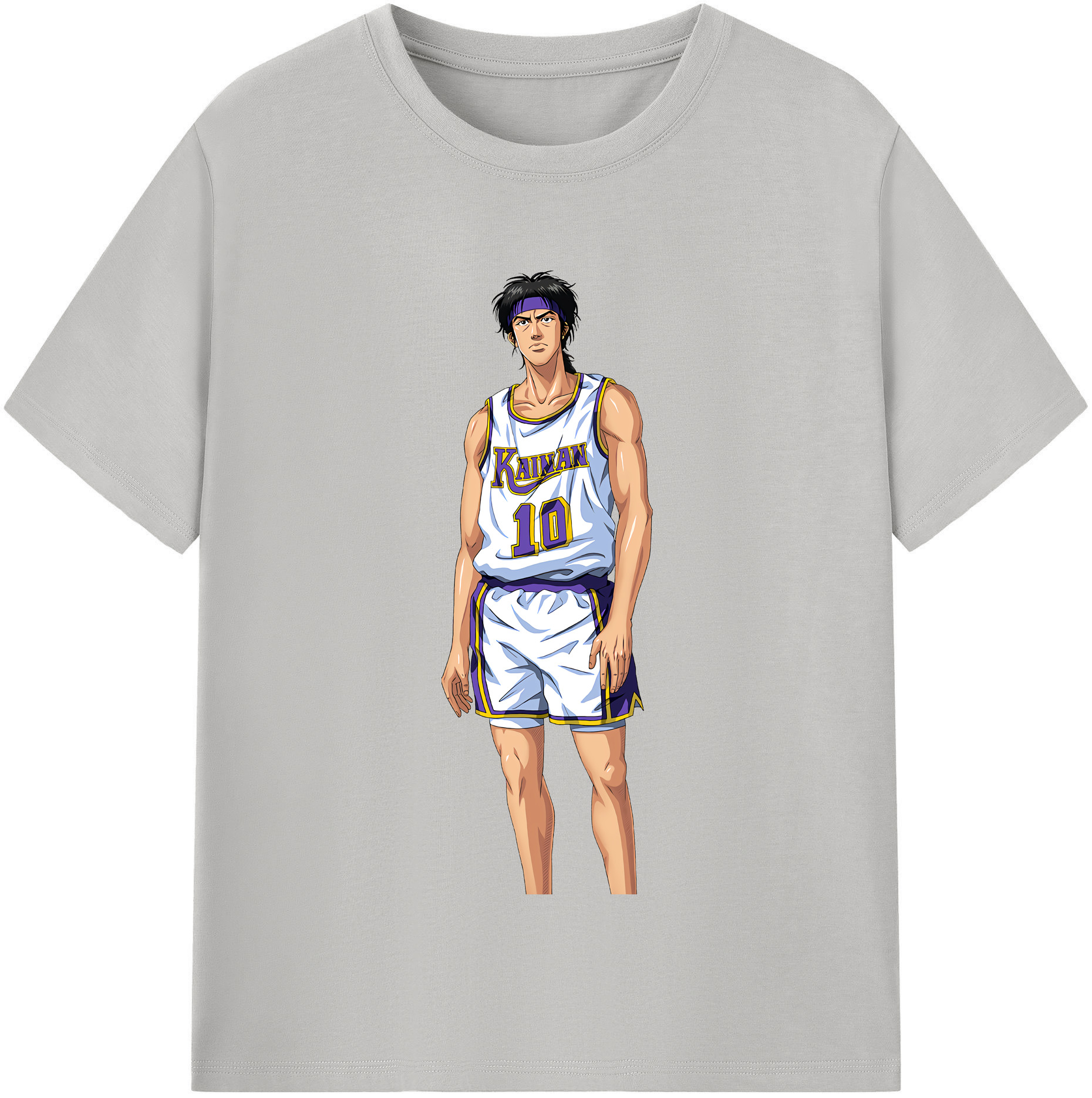 SLAM DUNK／スラムダンク 綿100％半袖Tシャツ（フロントプリント）