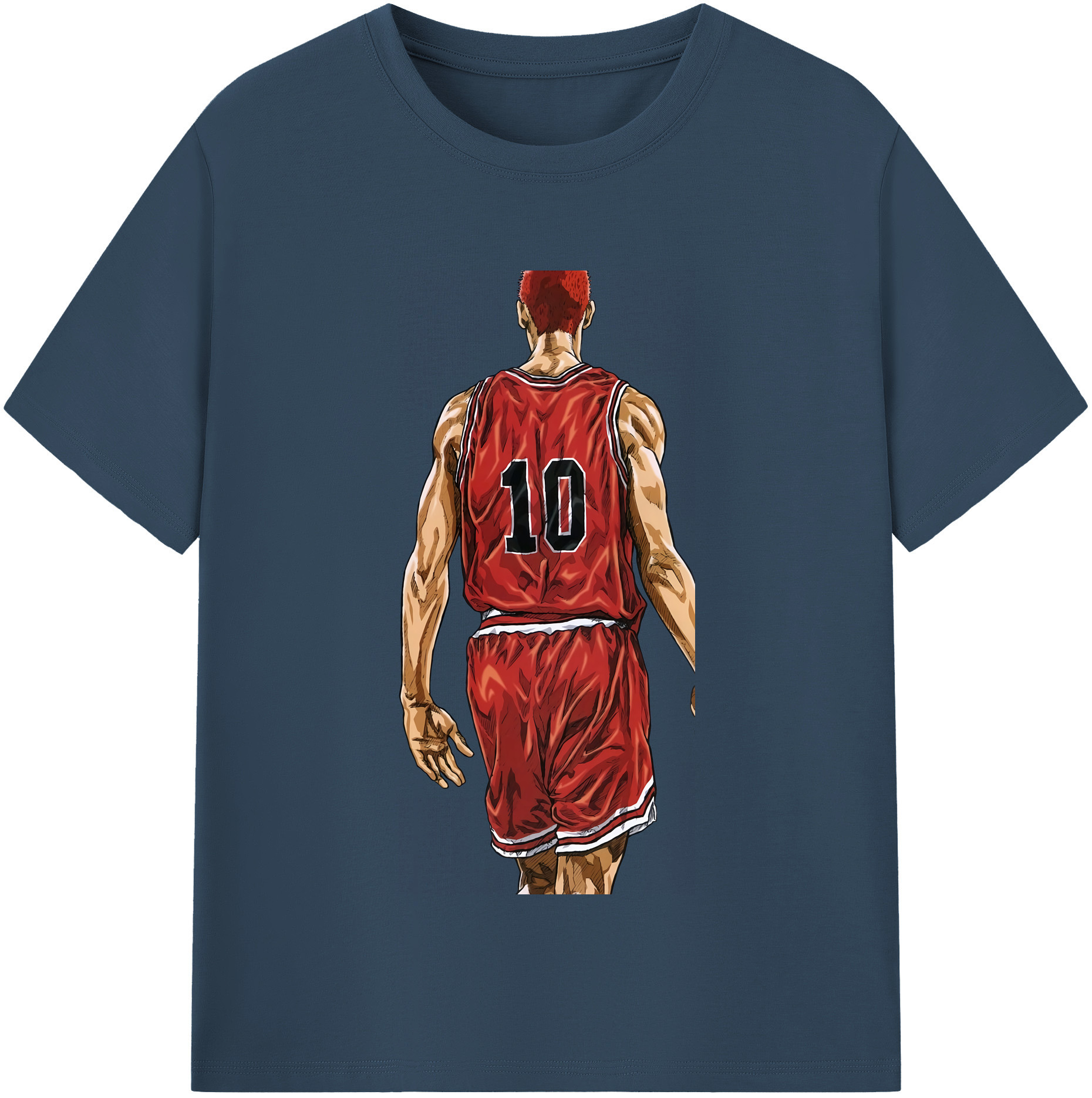 SLAM DUNK／スラムダンク 綿100％半袖Tシャツ（フロントプリント）