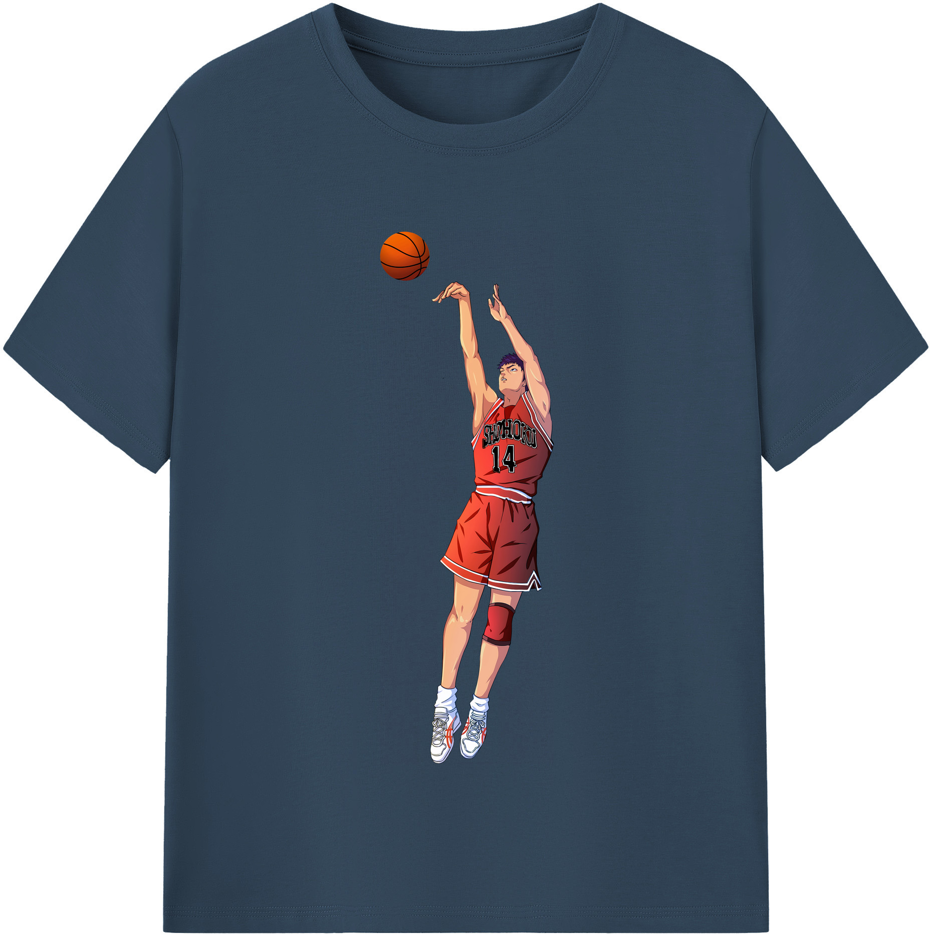 （画像用） SLAM DUNK／スラムダンク 綿100％半袖Tシャツ（フロントプリント）