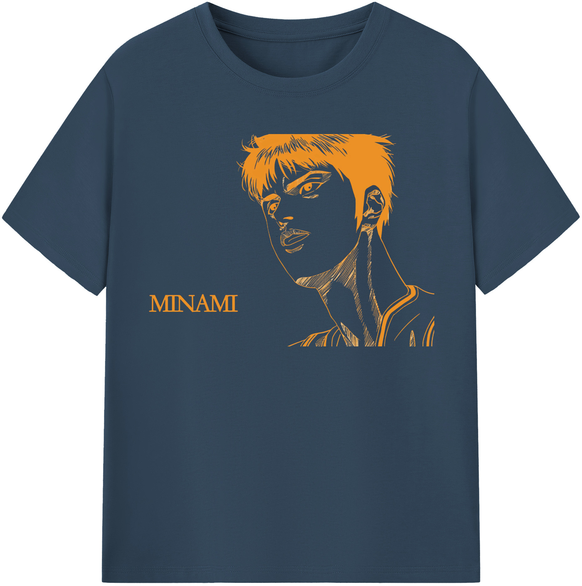 SLAM DUNK／スラムダンク 綿100％半袖Tシャツ（フロントプリント）