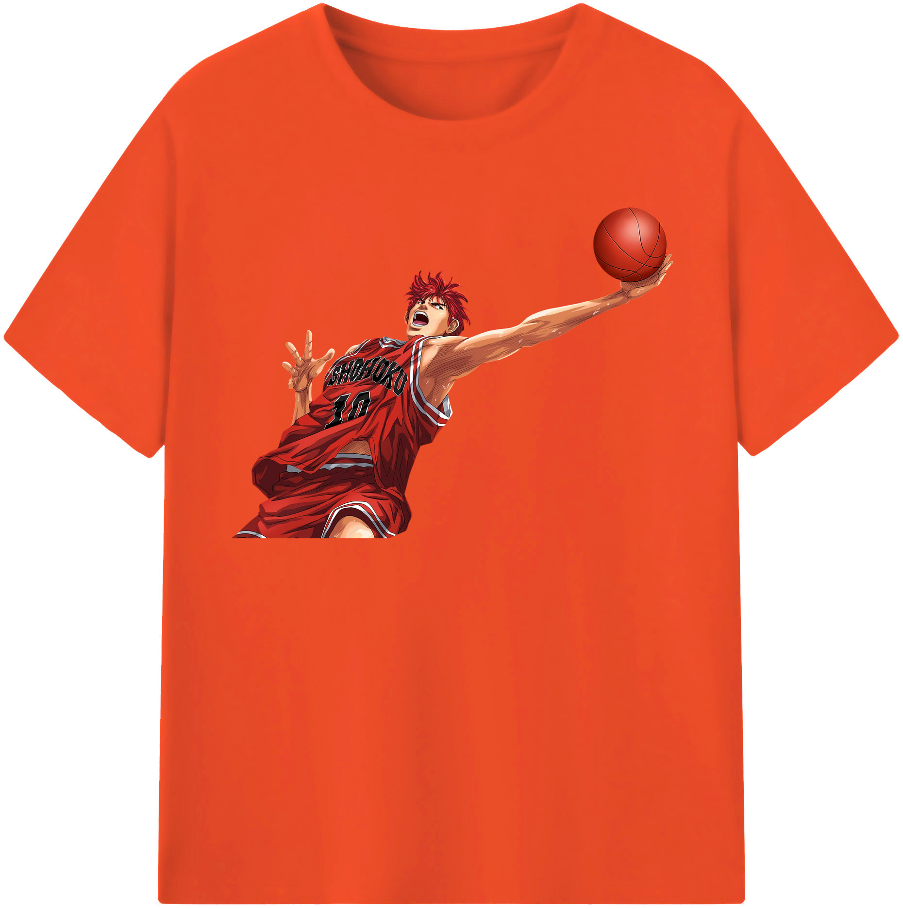 （画像用） SLAM DUNK／スラムダンク 綿100％半袖Tシャツ（フロントプリント）