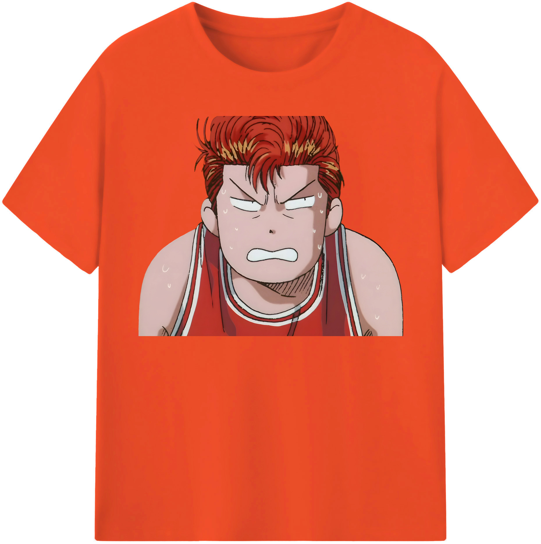 SLAM DUNK／スラムダンク 綿100％半袖Tシャツ（フロントプリント）