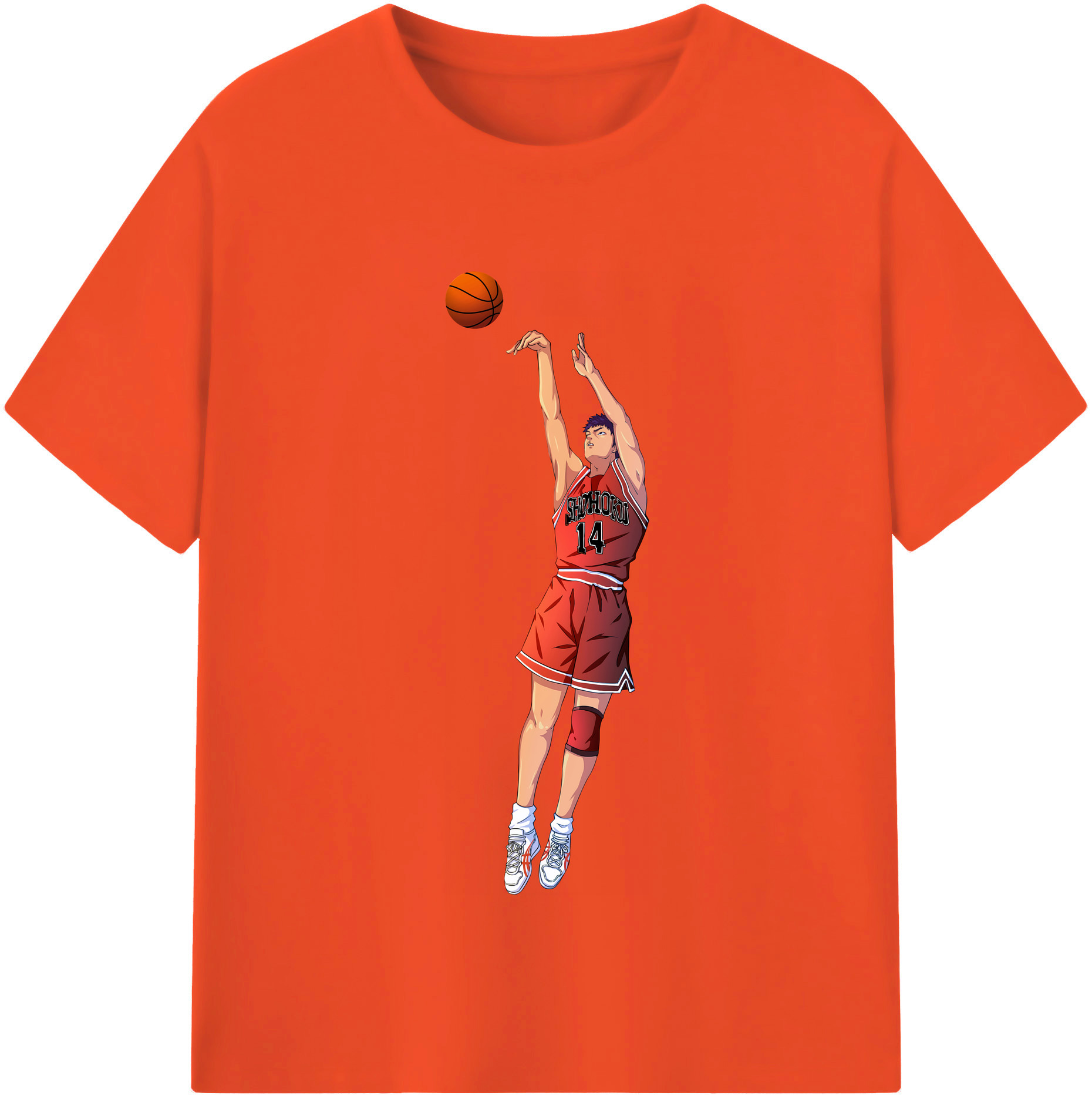 （画像用） SLAM DUNK／スラムダンク 綿100％半袖Tシャツ（フロントプリント）