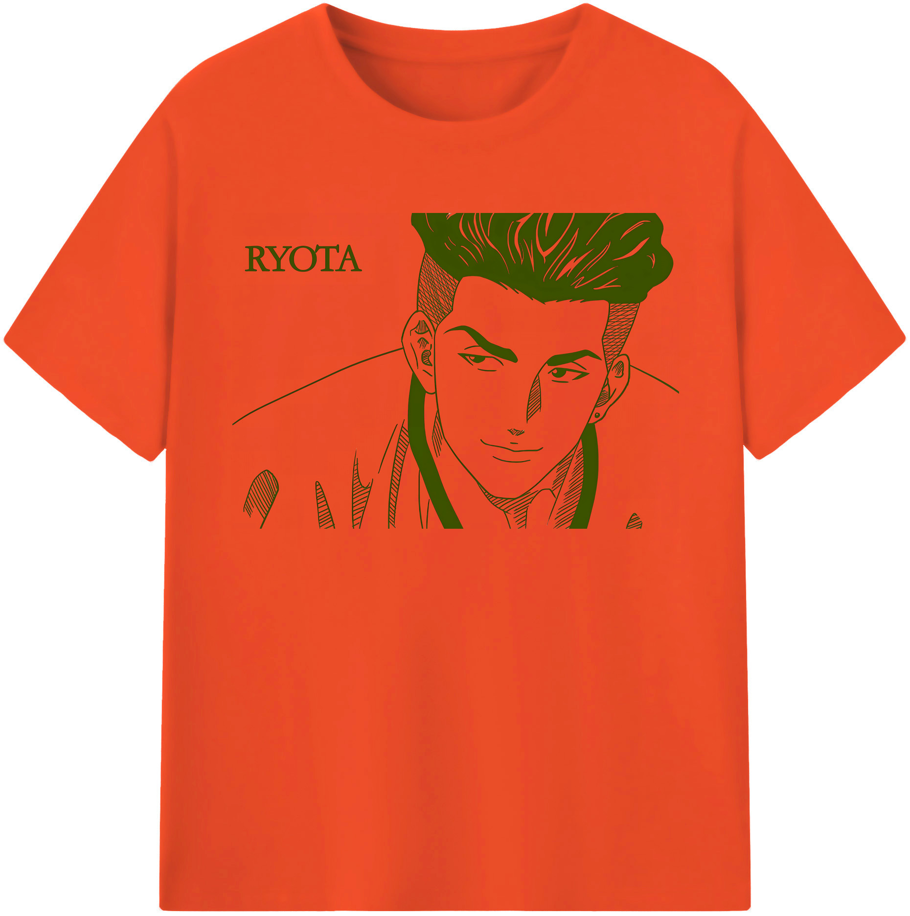 SLAM DUNK／スラムダンク 綿100％半袖Tシャツ（フロントプリント）