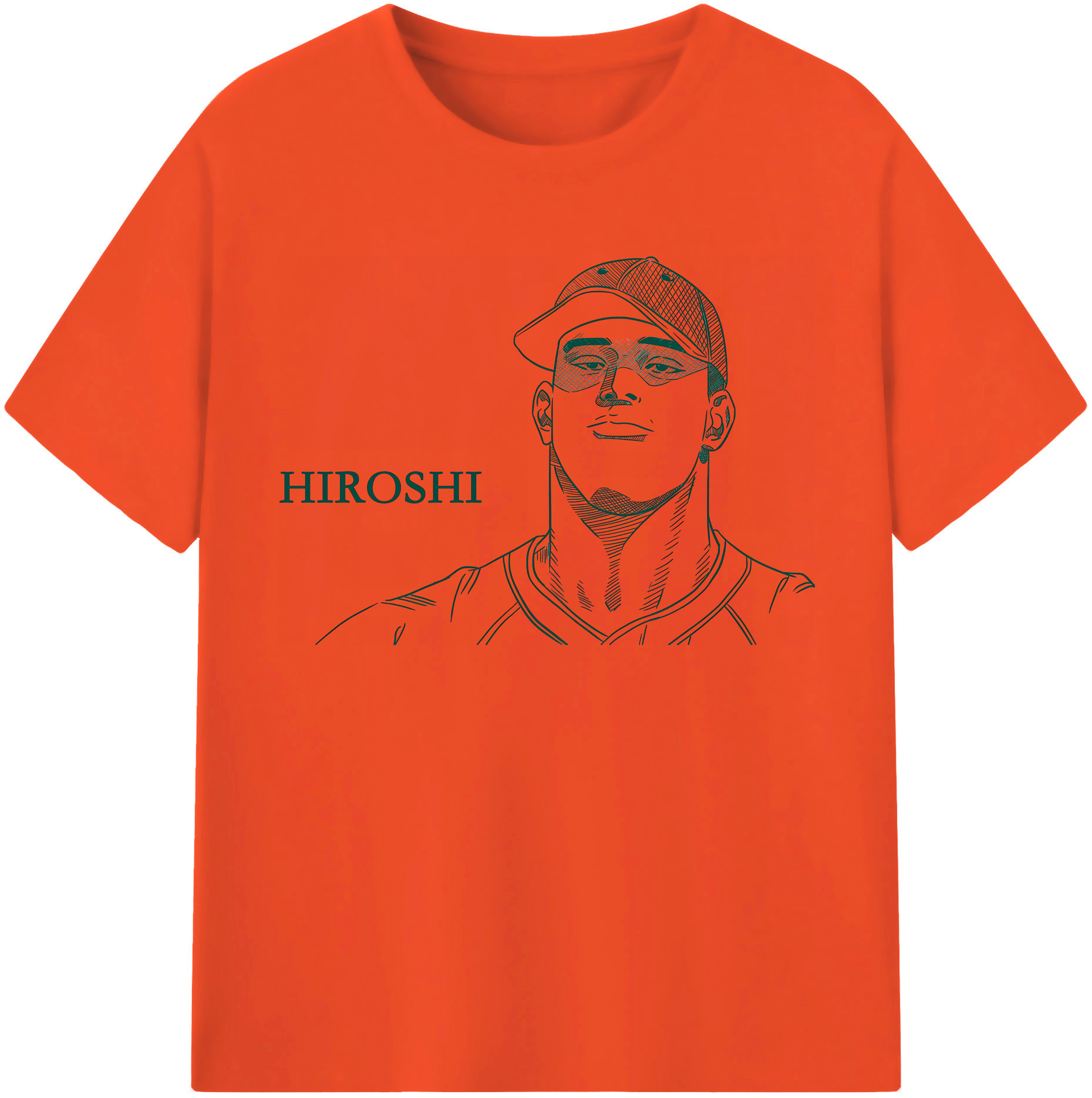 SLAM DUNK／スラムダンク 綿100％半袖Tシャツ（フロントプリント）