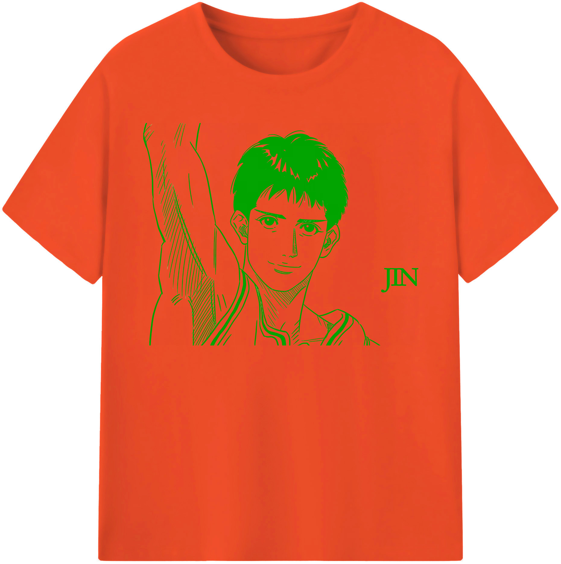 SLAM DUNK／スラムダンク 綿100％半袖Tシャツ（フロントプリント）