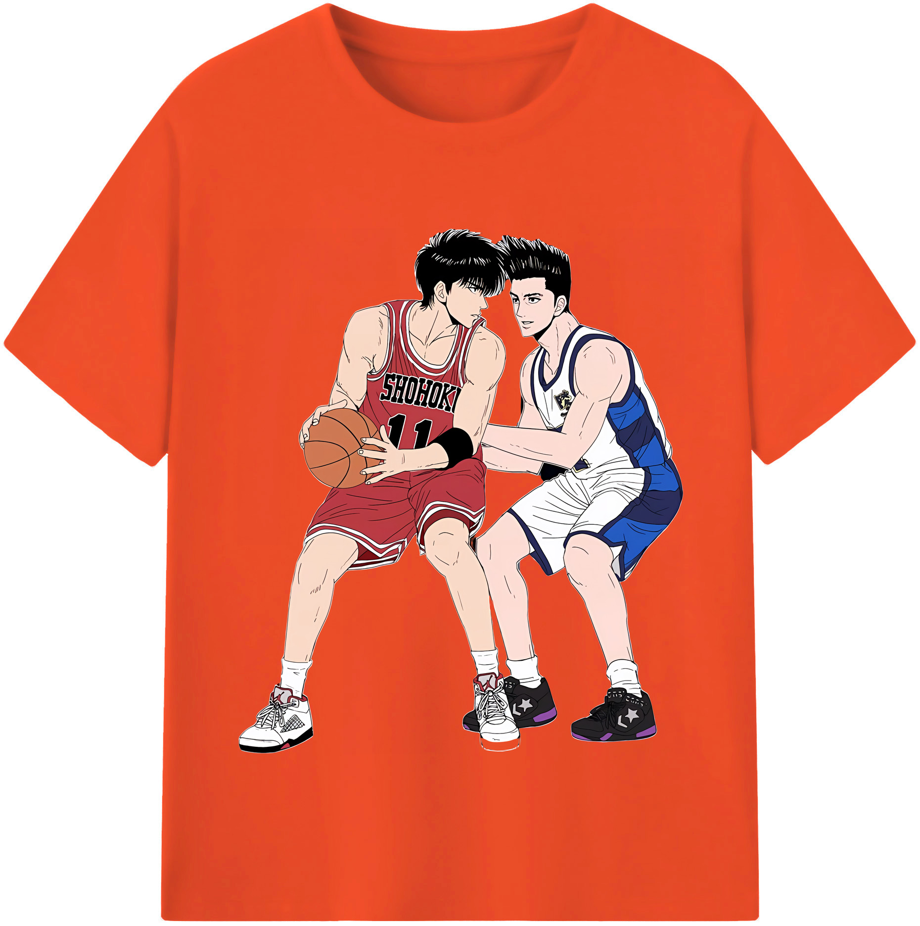 （画像用） SLAM DUNK／スラムダンク 綿100％半袖Tシャツ（フロントプリント）