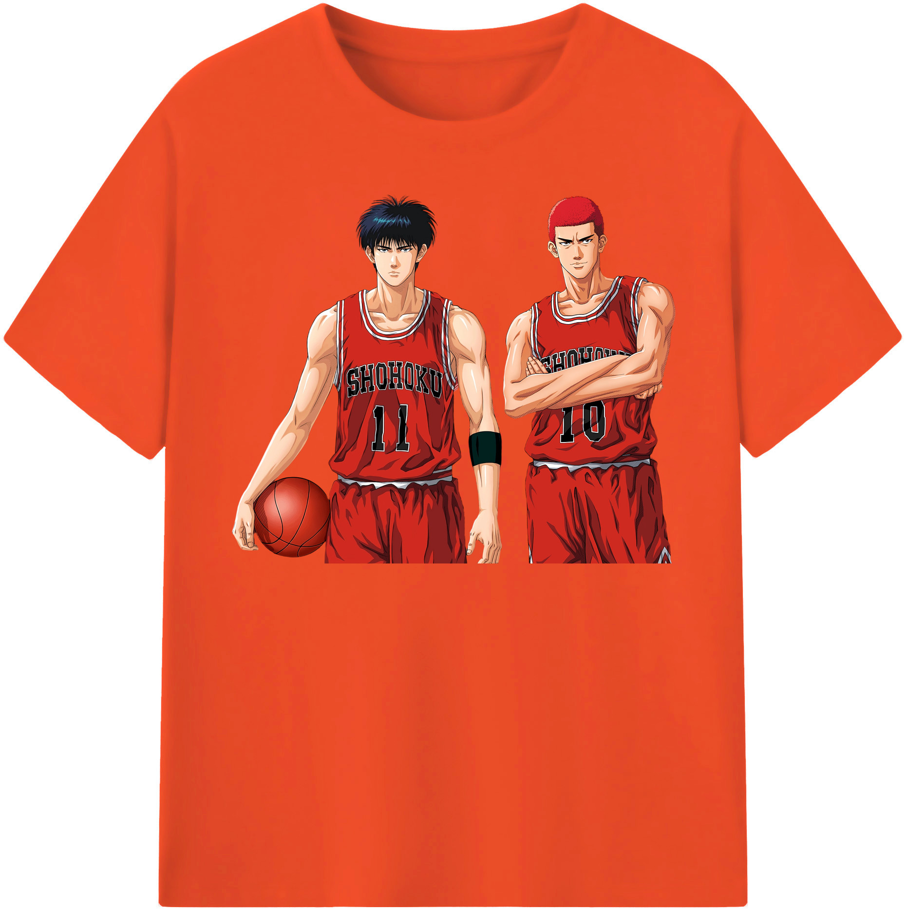 （画像用） SLAM DUNK／スラムダンク 綿100％半袖Tシャツ（フロントプリント）