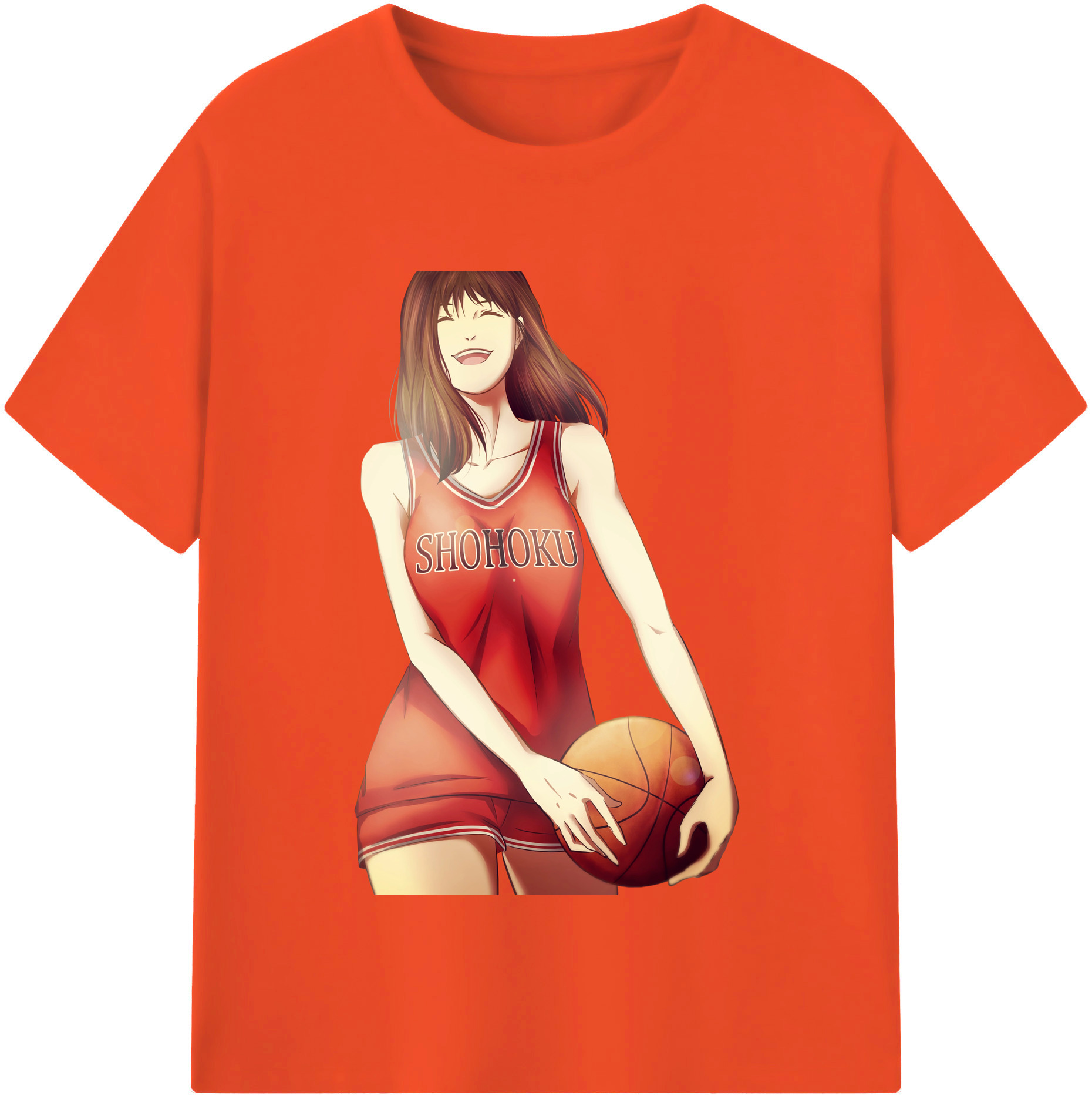 SLAM DUNK／スラムダンク 綿100％半袖Tシャツ（フロントプリント）