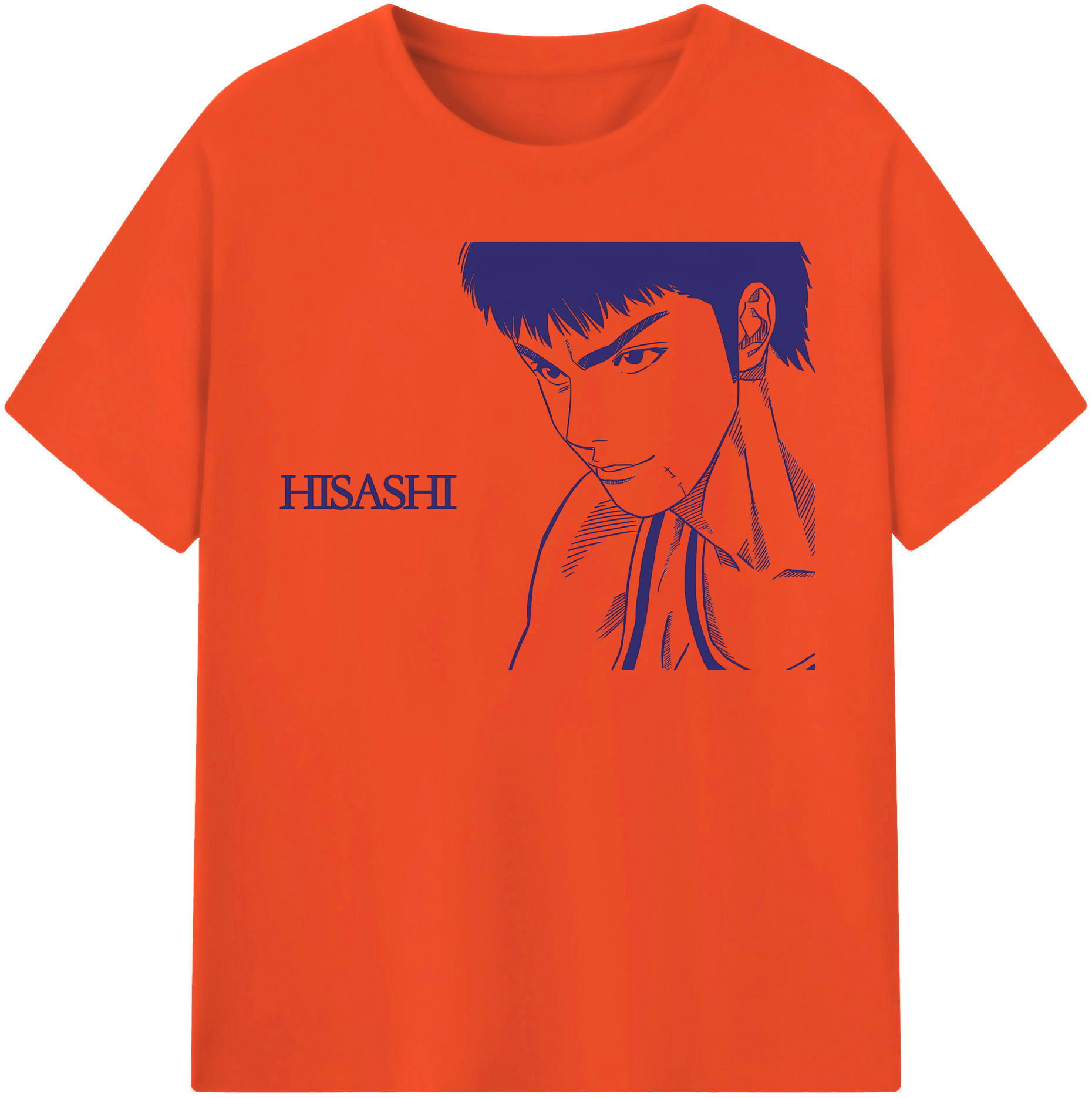 SLAM DUNK／スラムダンク 綿100％半袖Tシャツ（フロントプリント）