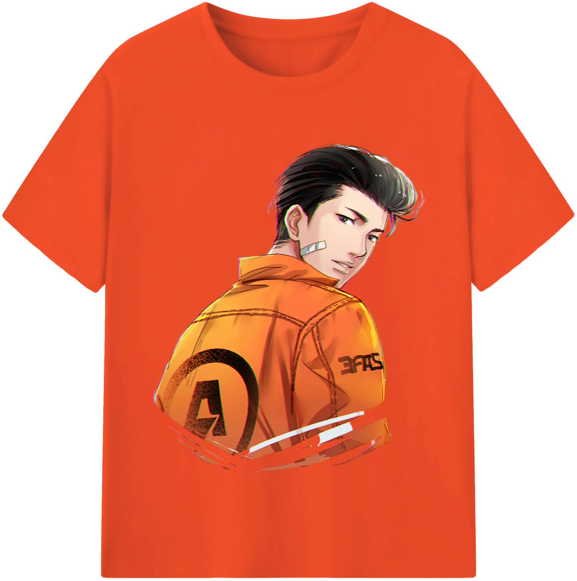 SLAM DUNK／スラムダンク 綿100％半袖Tシャツ（フロントプリント）
