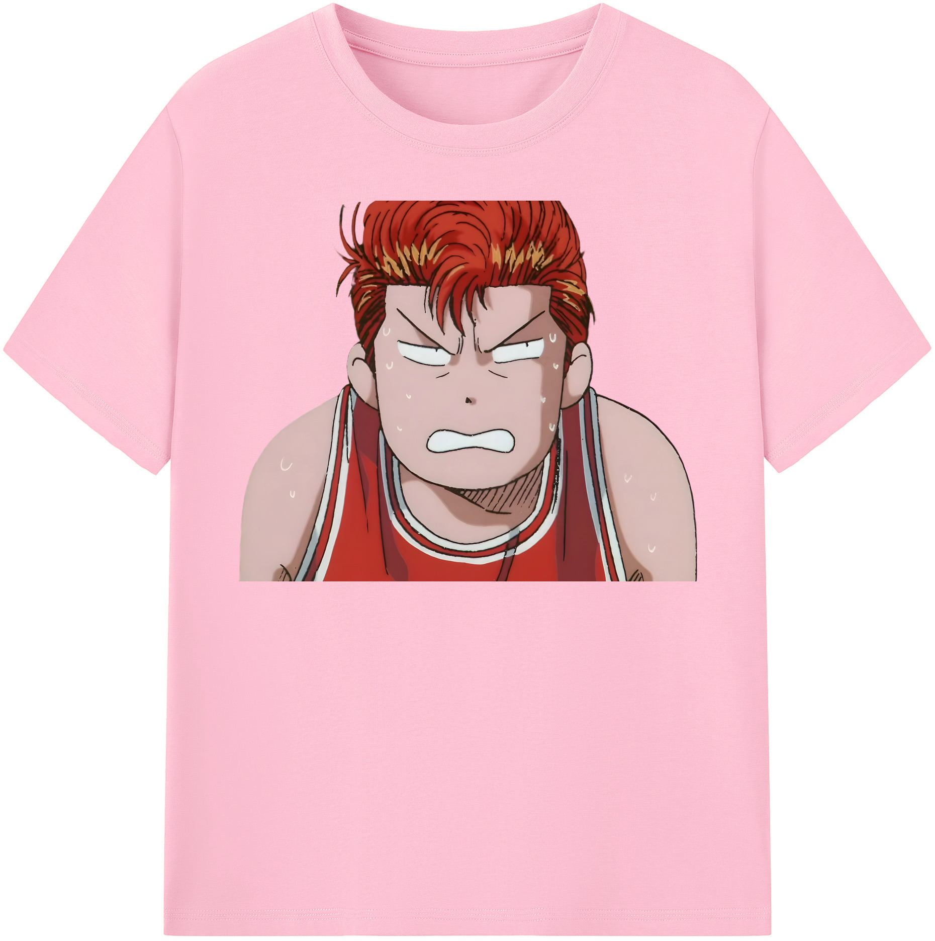 SLAM DUNK／スラムダンク 綿100％半袖Tシャツ（フロントプリント）