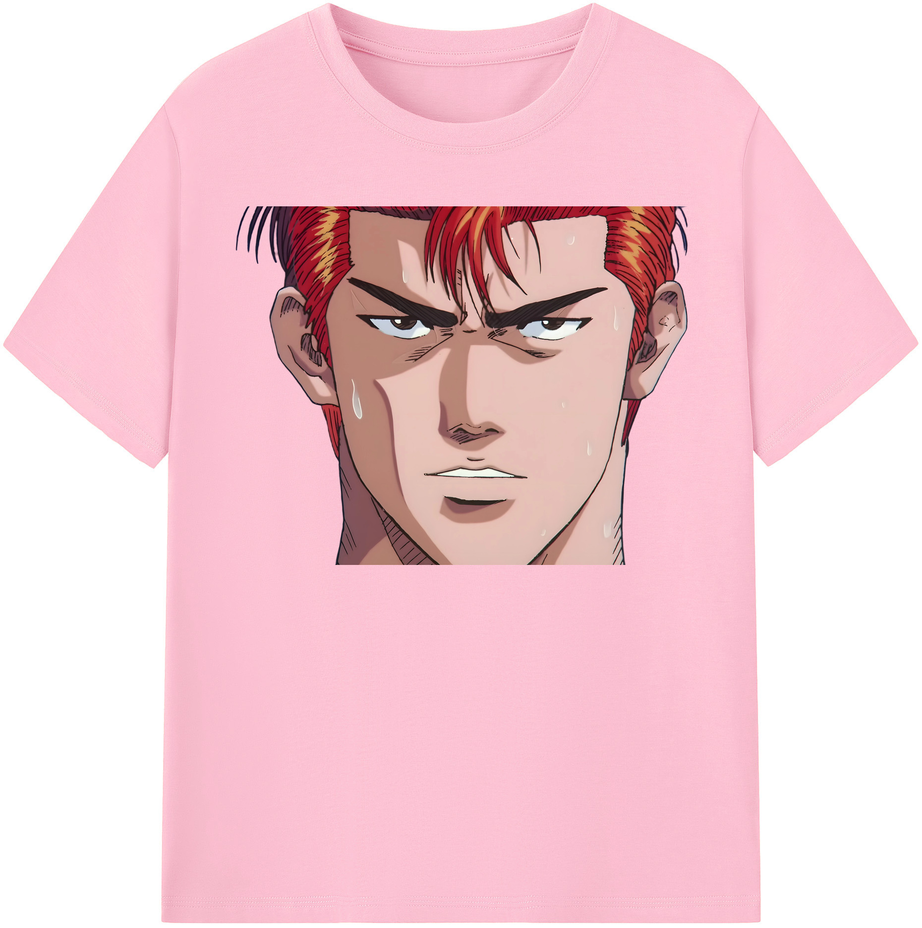 SLAM DUNK／スラムダンク 綿100％半袖Tシャツ（フロントプリント）