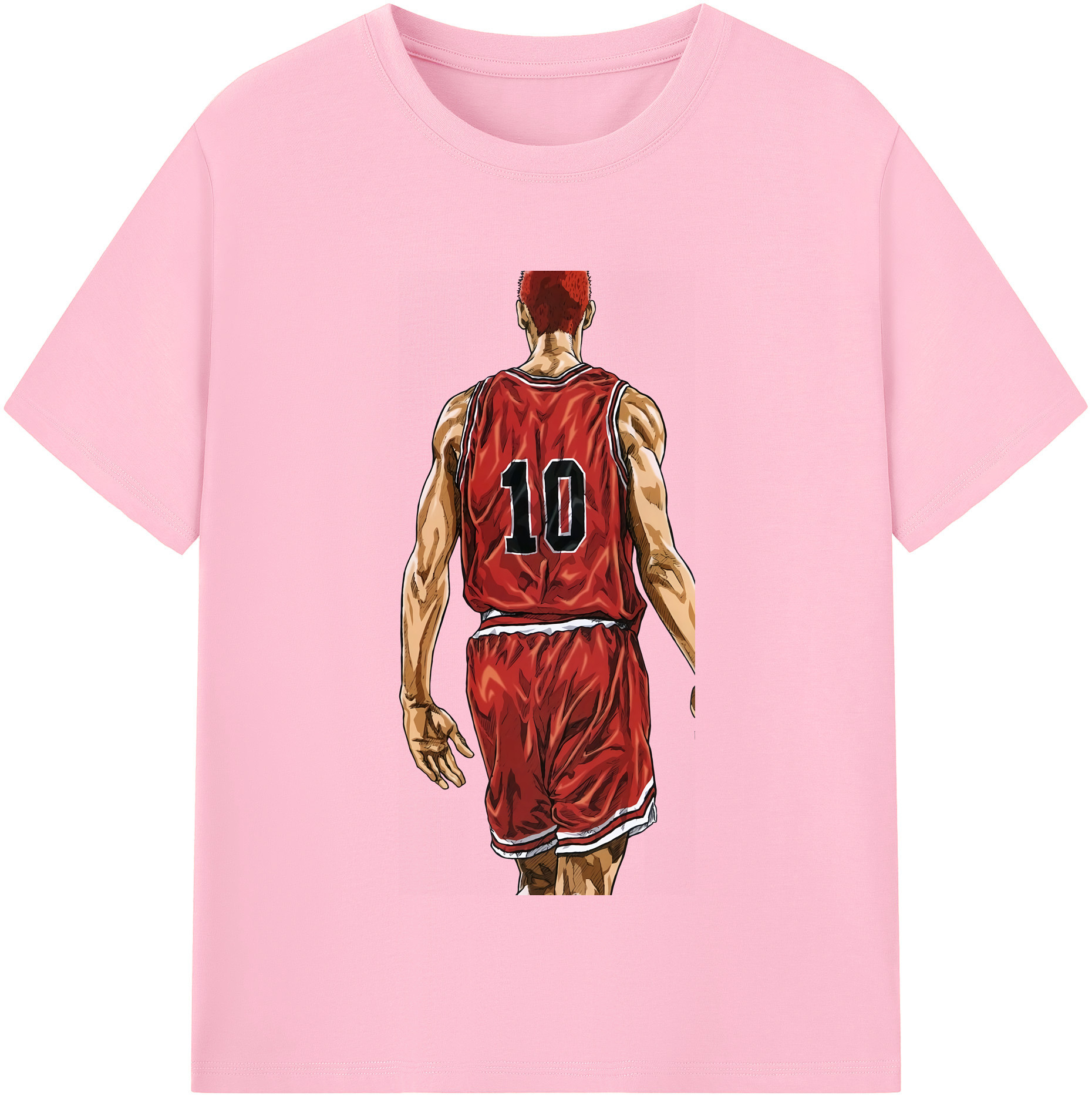 SLAM DUNK／スラムダンク 綿100％半袖Tシャツ（フロントプリント）