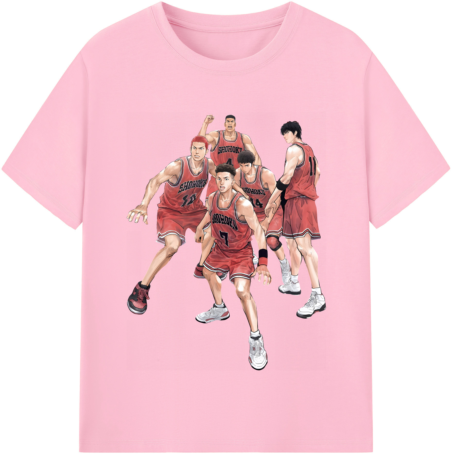 （画像用） SLAM DUNK／スラムダンク 綿100％半袖Tシャツ（フロントプリント）